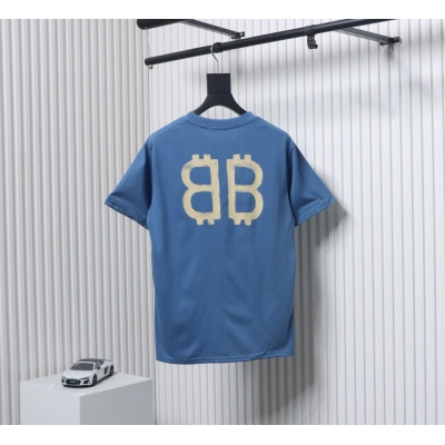 Balenciaga Bitcoin Logo T-shirt Blue 02
