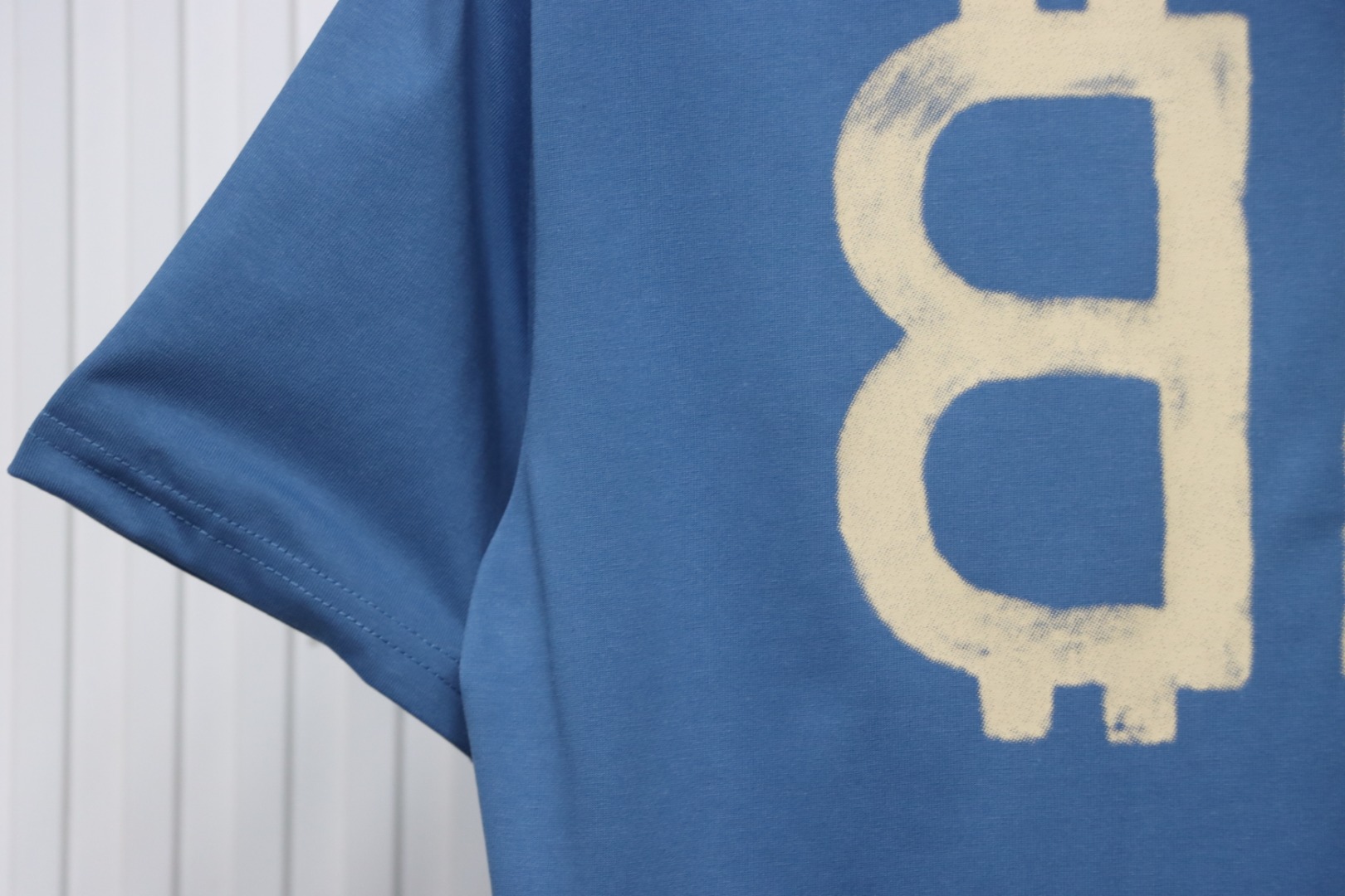 Balenciaga Bitcoin Logo T-shirt Blue