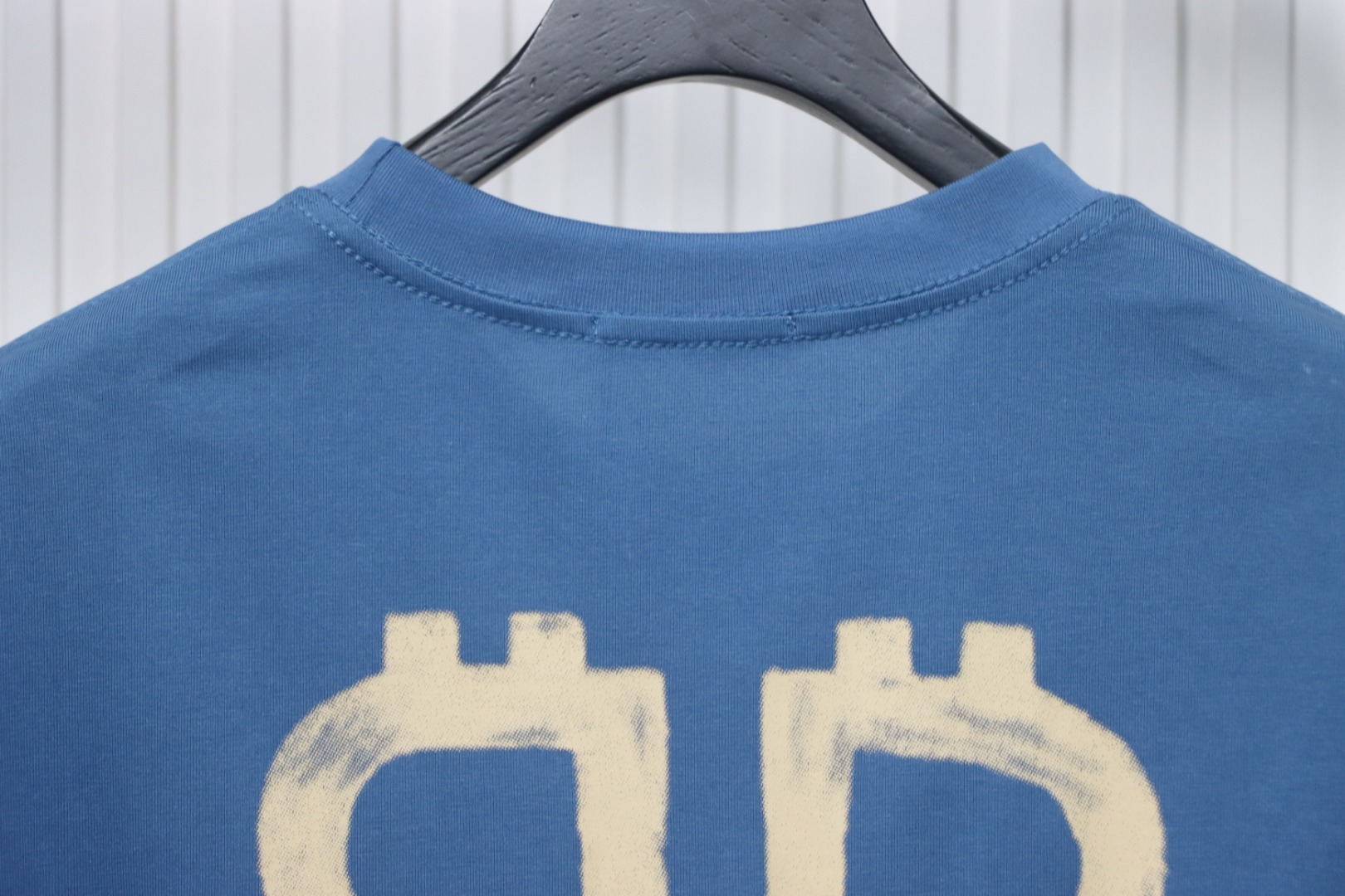 Balenciaga Bitcoin Logo T-shirt Blue