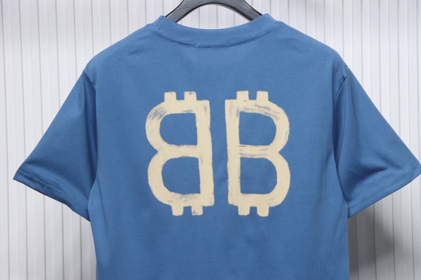 Balenciaga Bitcoin Logo T-shirt Blue