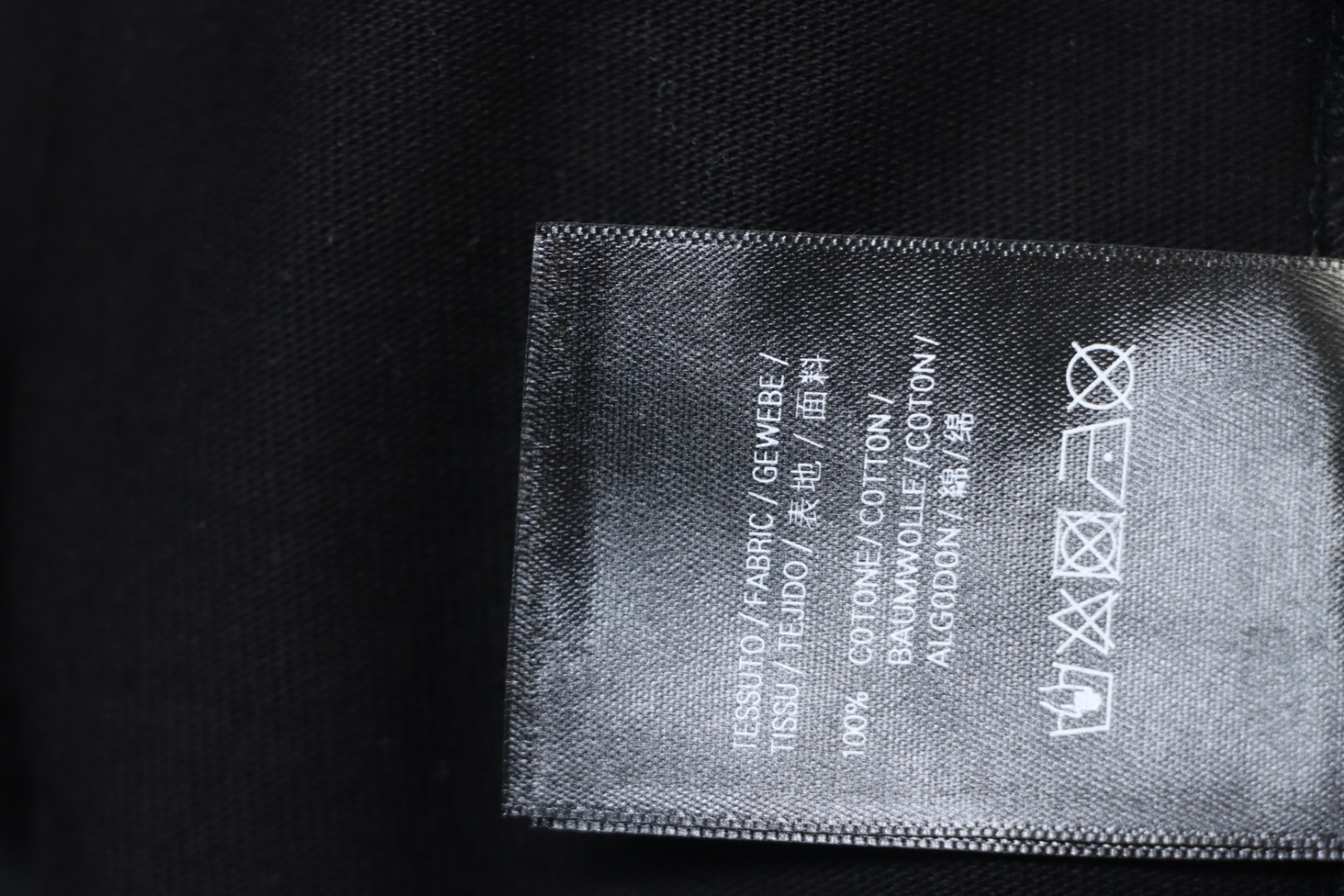 Balenciaga Hand-painted Double B Print T-shirt Black