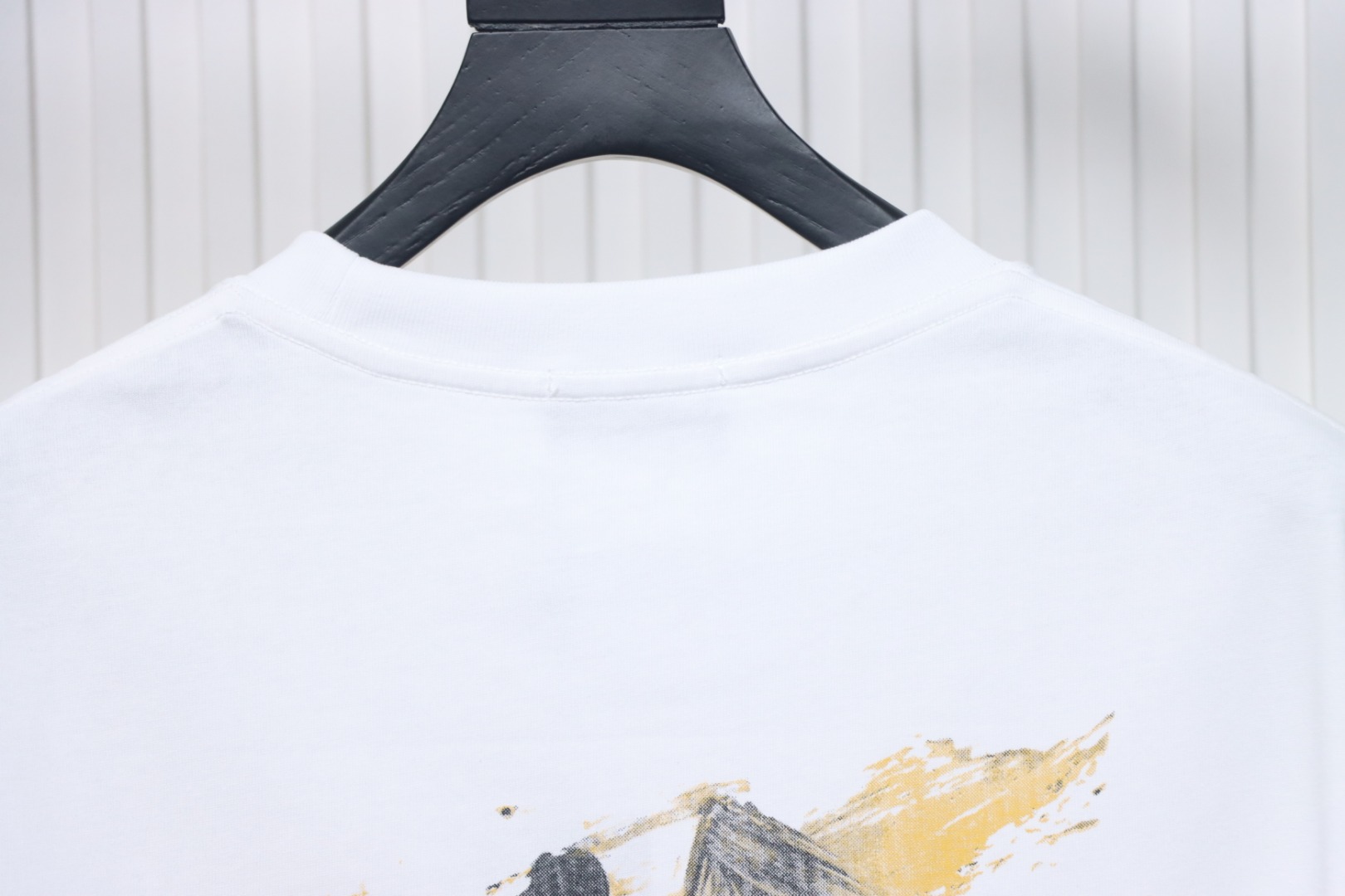 Balenciaga Hand-painted Double B Print T-shirt White
