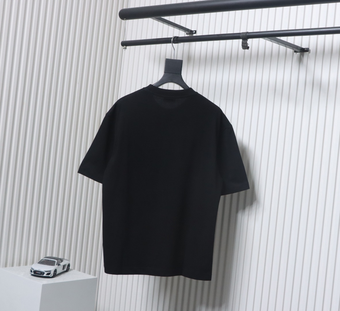 Balenciaga Hot Diamond Letter Print T-shirt Black