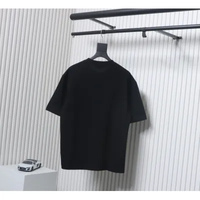 Balenciaga Hot Diamond Letter Print T-shirt Black 02