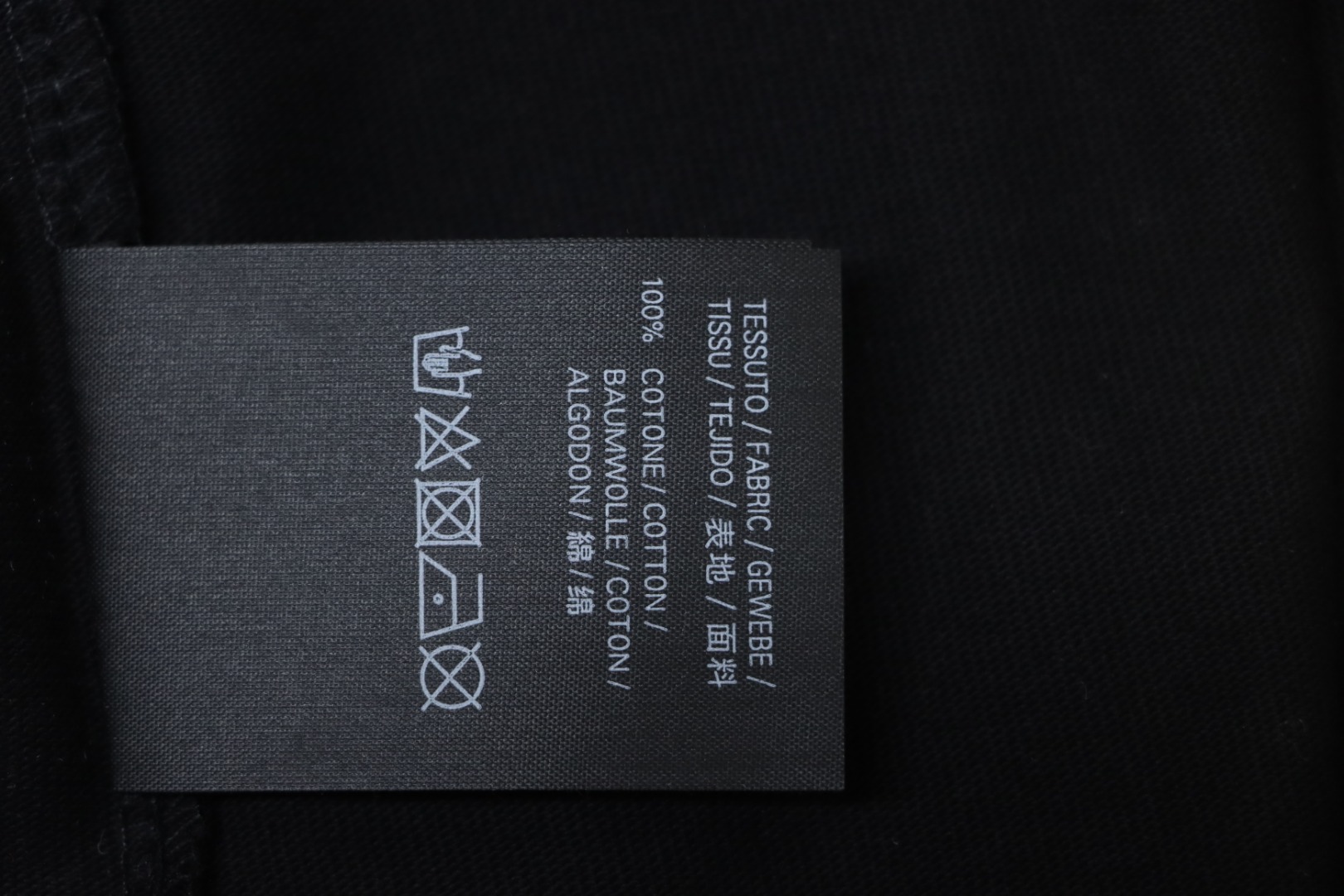 Balenciaga Hot Diamond Letter Print T-shirt Black