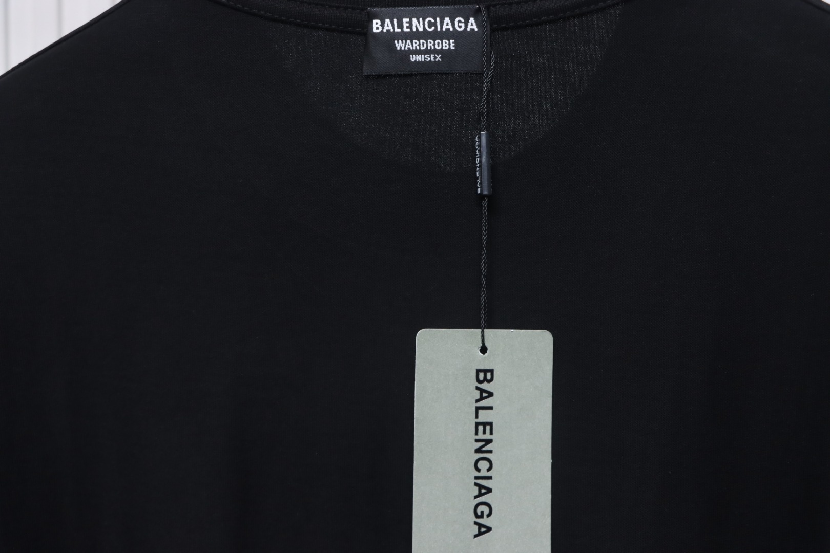 Balenciaga Hot Diamond Letter Print T-shirt Black