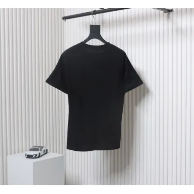 Balenciaga Vintage Washed Distressed T-shirt Black 02