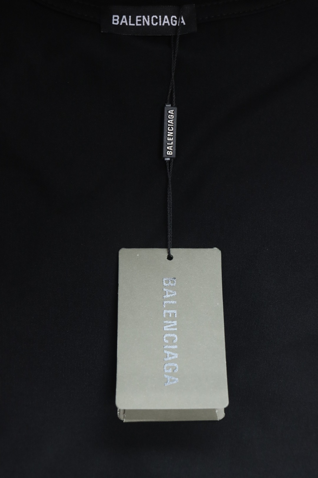 Balenciaga Vintage Washed Distressed T-shirt Black