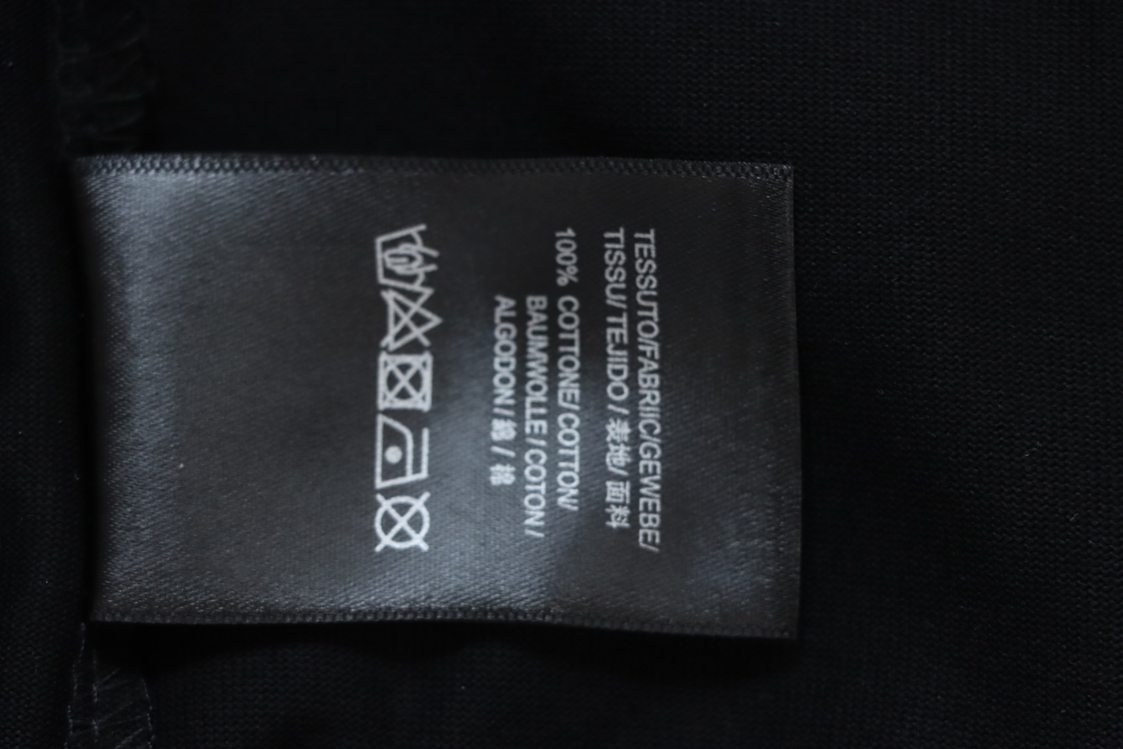 Balenciaga Vintage Washed Distressed T-shirt Black