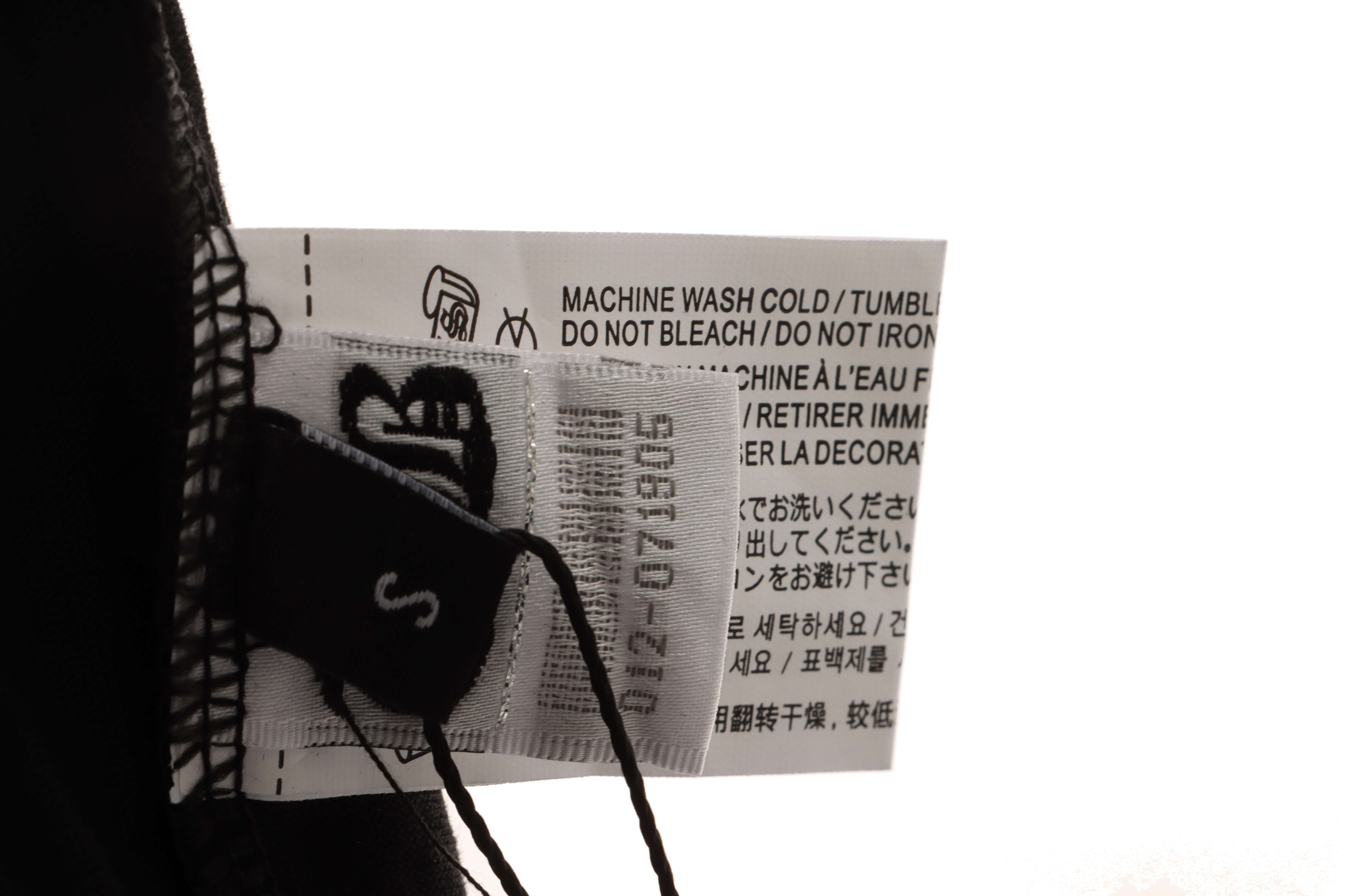 Chrome Heart Neck Cross Diamond T-shirt Black