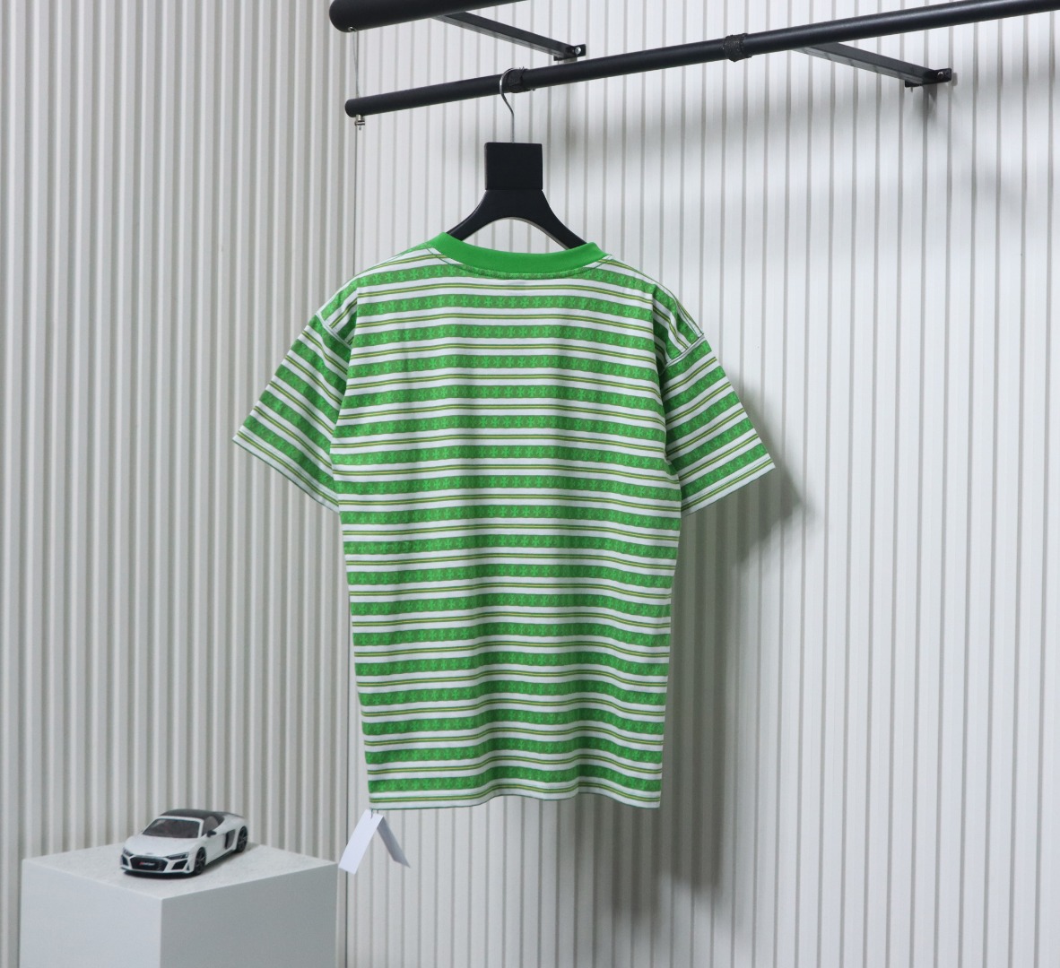 Chrome Hearts 24ss Full Print Cross Dye T-shirt Green