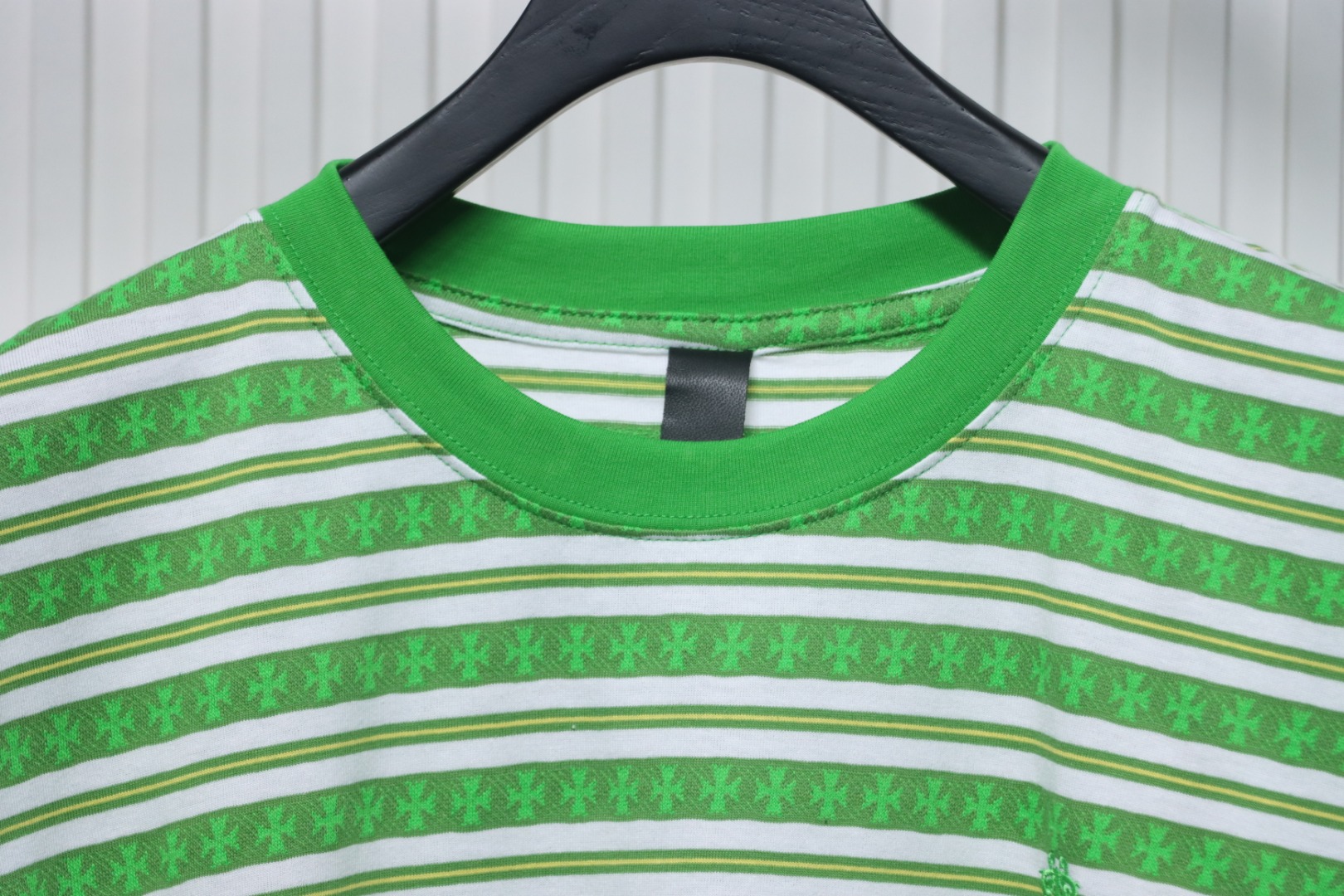 Chrome Hearts 24ss Full Print Cross Dye T-shirt Green