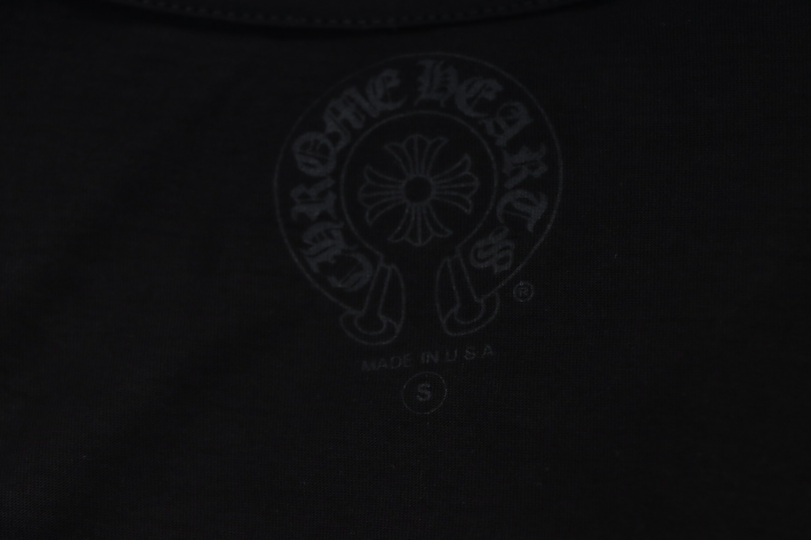 Chrome Hearts 24ss Red Sanskrit On The Back T-shirt Black