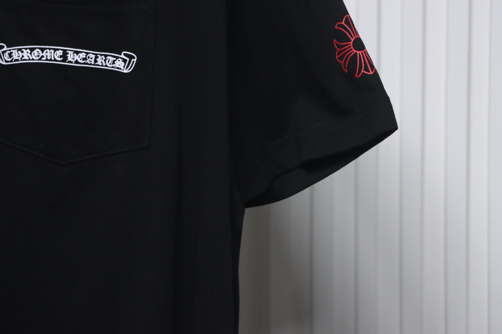 Chrome Hearts 24ss Red Sanskrit On The Back T-shirt Black