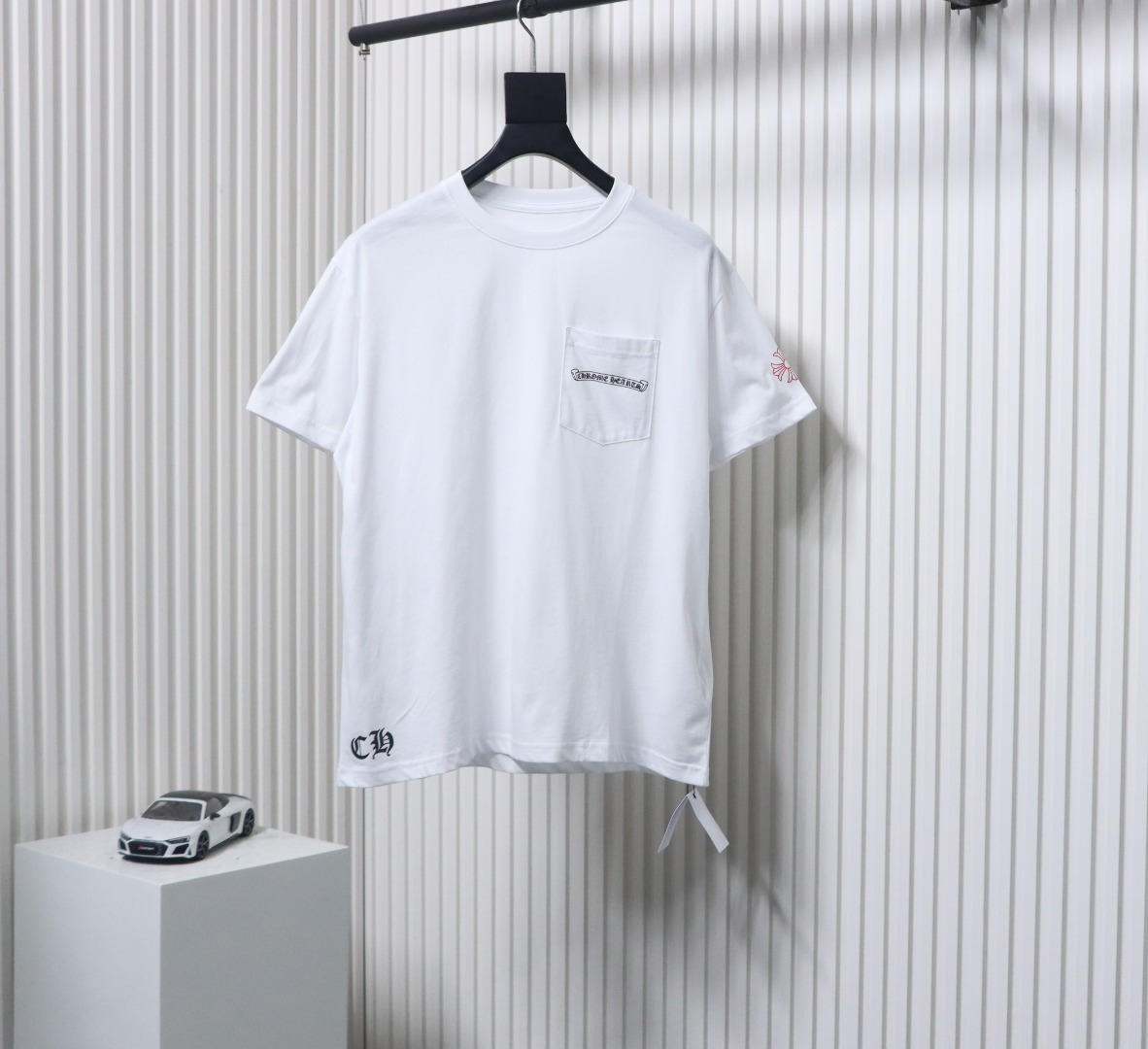 Chrome Hearts 24ss Red Sanskrit On The Back T-shirt White