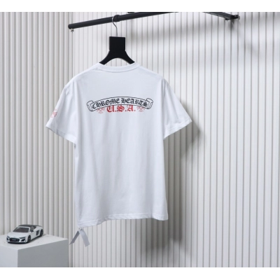 Chrome Hearts 24ss Red Sanskrit On The Back T-shirt White 02
