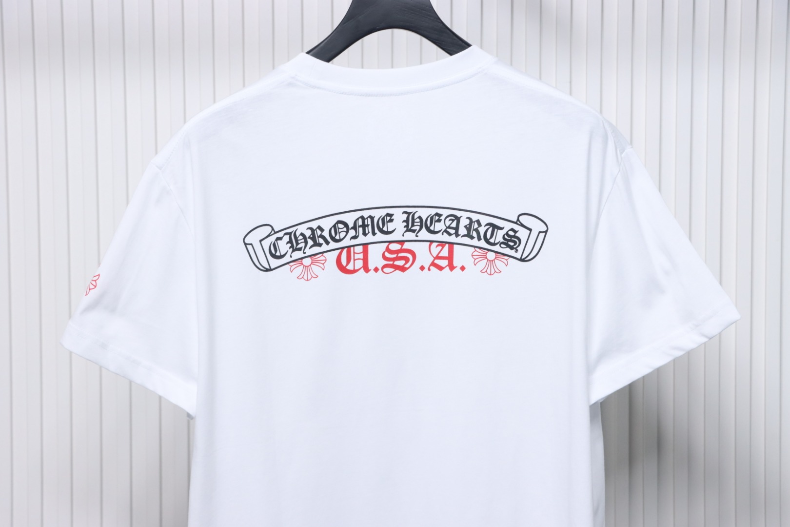 Chrome Hearts 24ss Red Sanskrit On The Back T-shirt White