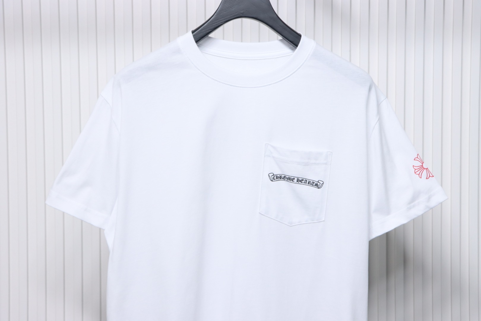 Chrome Hearts 24ss Red Sanskrit On The Back T-shirt White