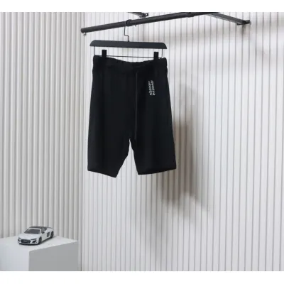 Chrome Hearts 24ss White Sanskrit Letters Embroidered Shorts Black 01