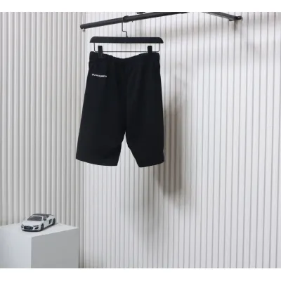 Chrome Hearts 24ss White Sanskrit Letters Embroidered Shorts Black 02