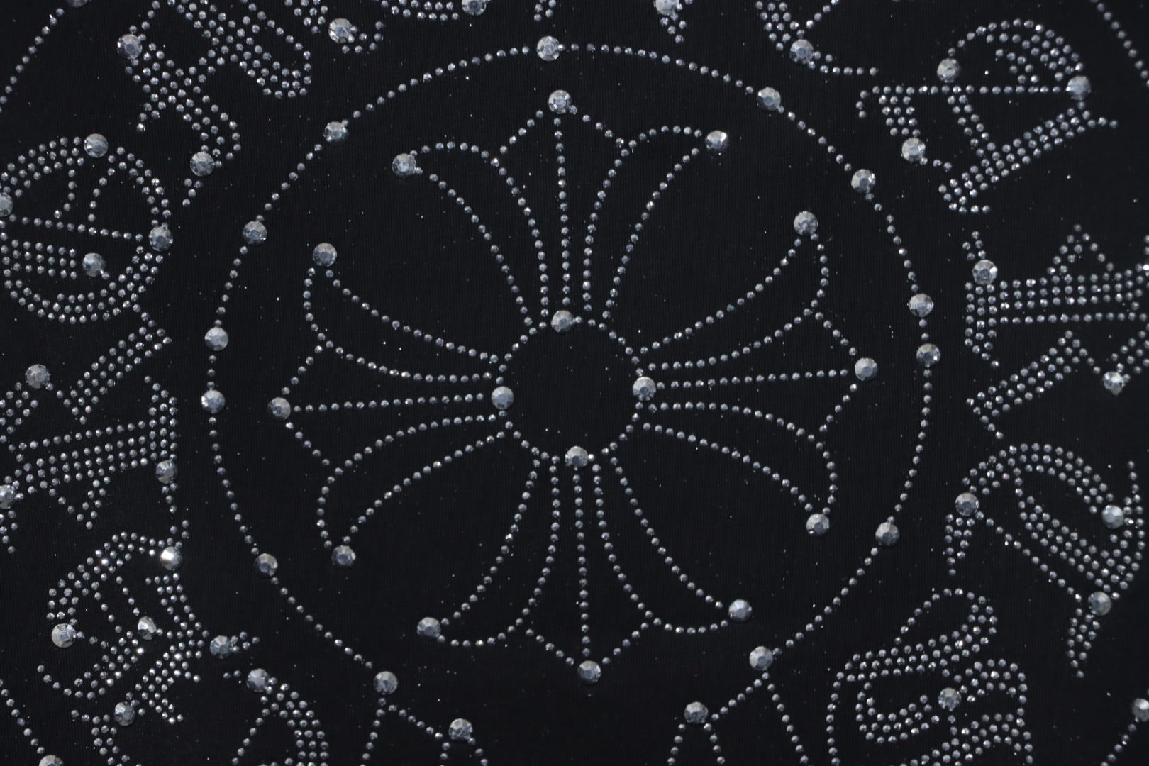 Chrome Hearts 25ss Hot Diamond Logo Glitter T-shirt Black