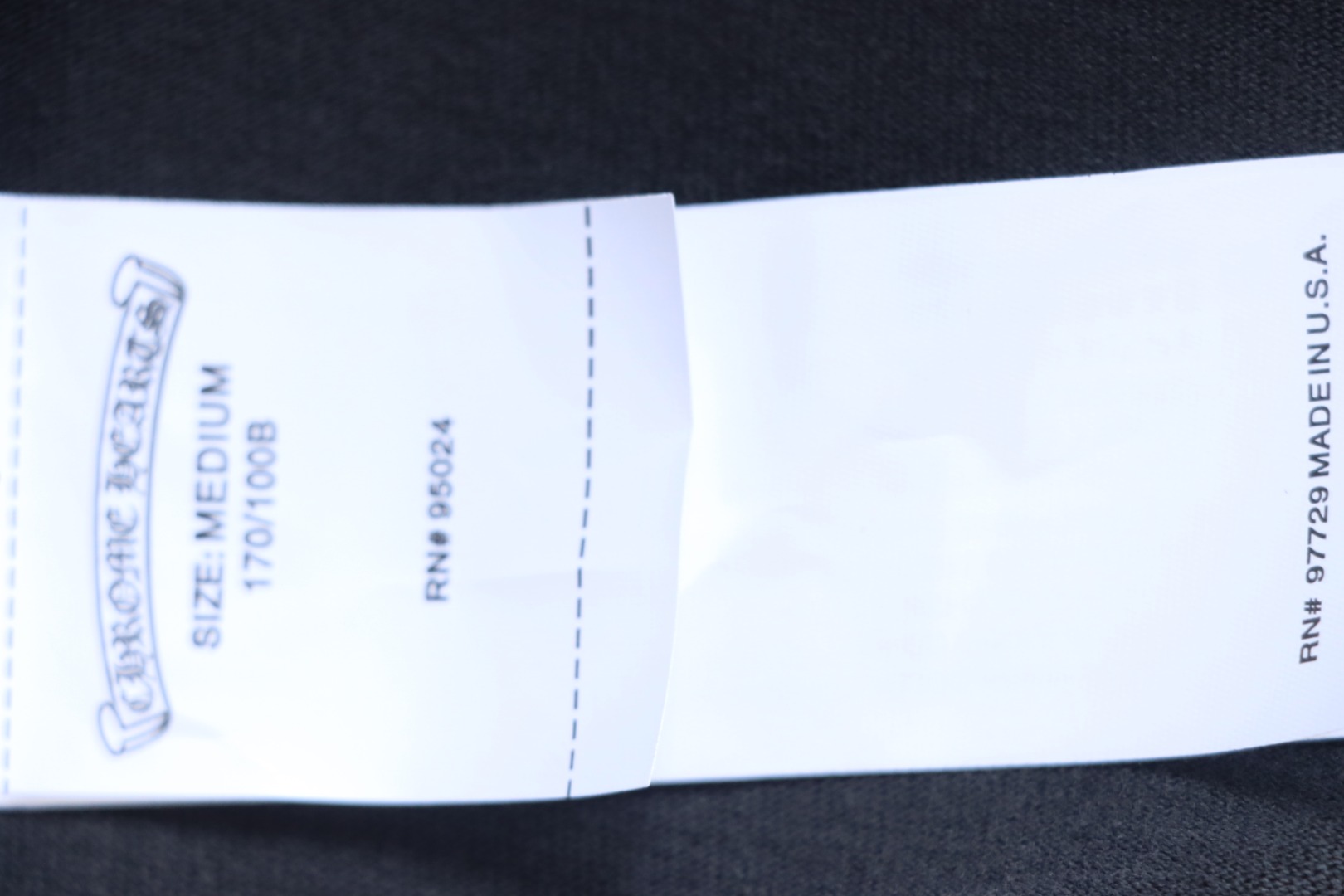 Chrome Hearts 25ss Washed Distressed Patch Logo T-shirt Black