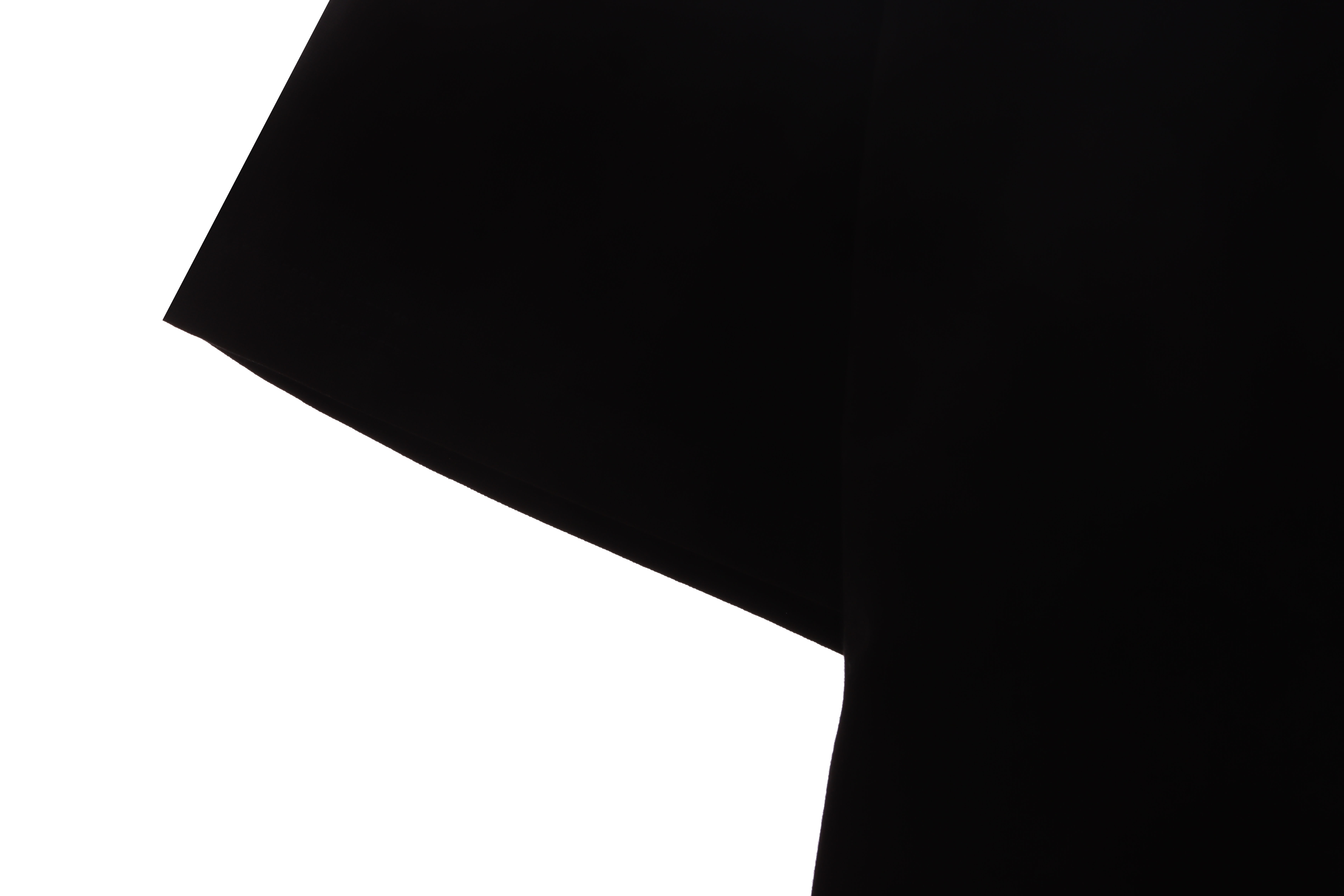 Chrome Hearts Chest Leather Label Cross Silver Ornament T-shirt Black