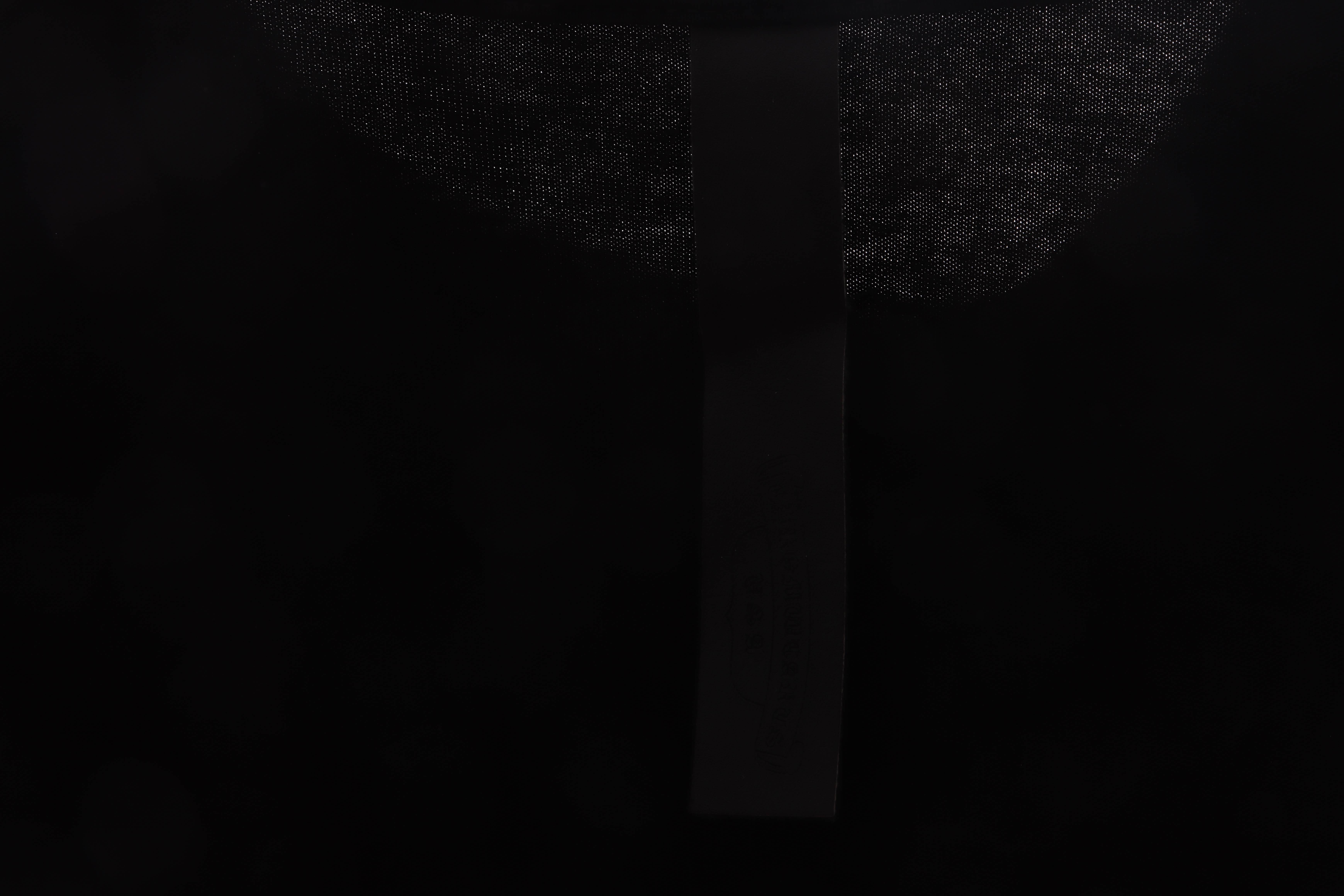 Chrome Hearts Chest Leather Label Cross Silver Ornament T-shirt Black