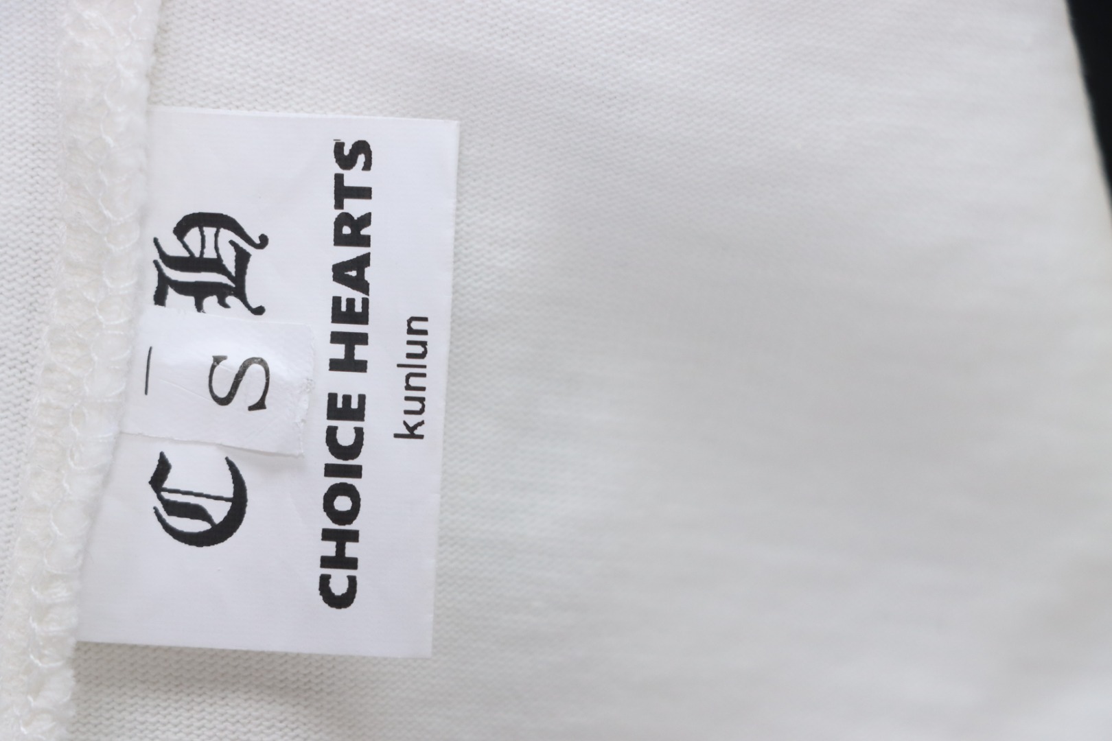 Chrome Hearts Heavy Embroidery Sprayed Monkey Old T-shirt White