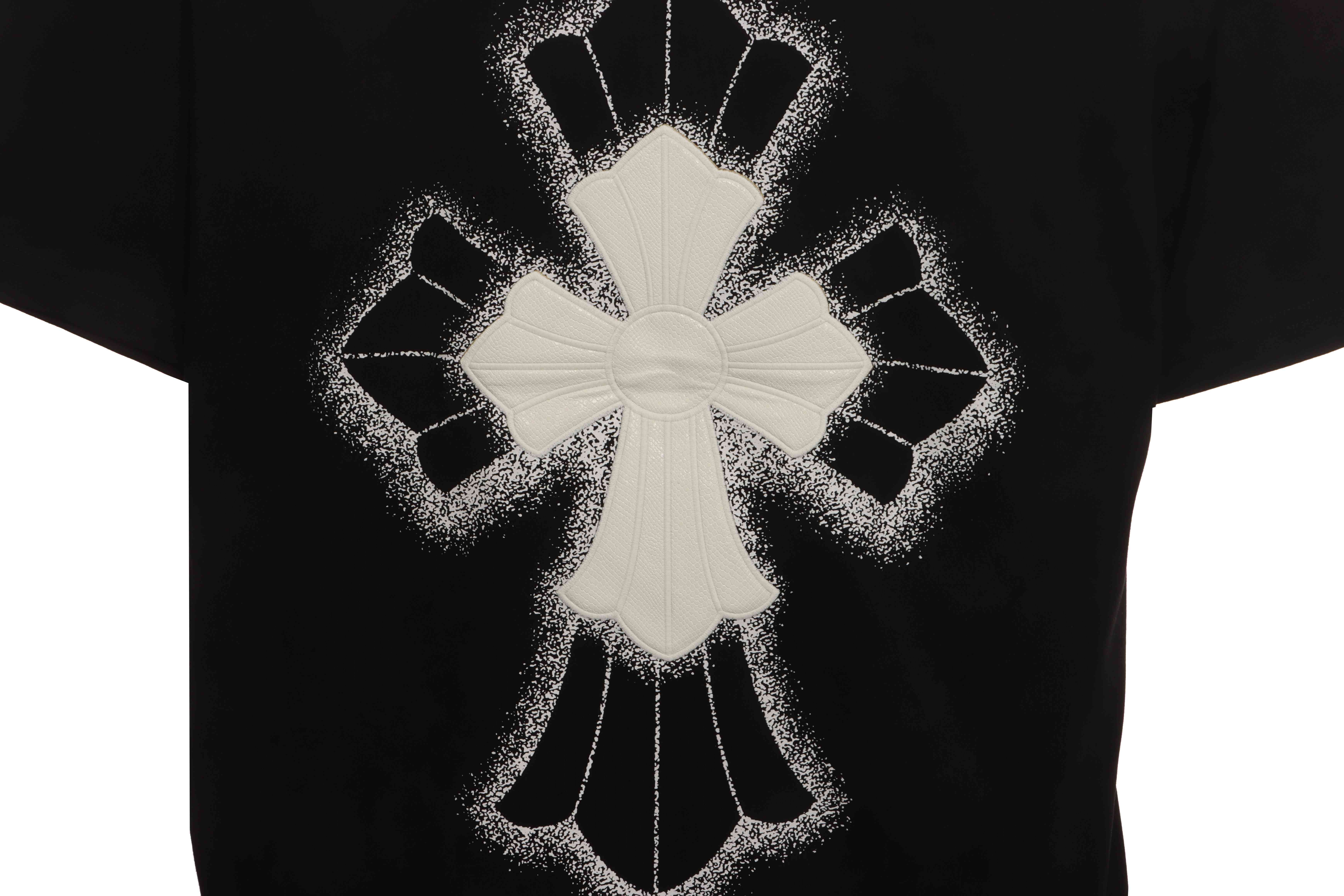 Chrome Hearts Heavy Industries Cross Sanskrit T-shirt Black