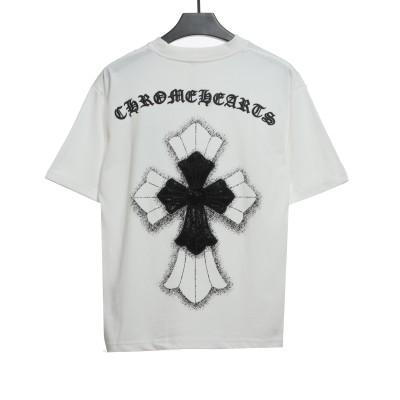 Chrome Hearts Heavy Industries Cross Sanskrit T-shirt White 02