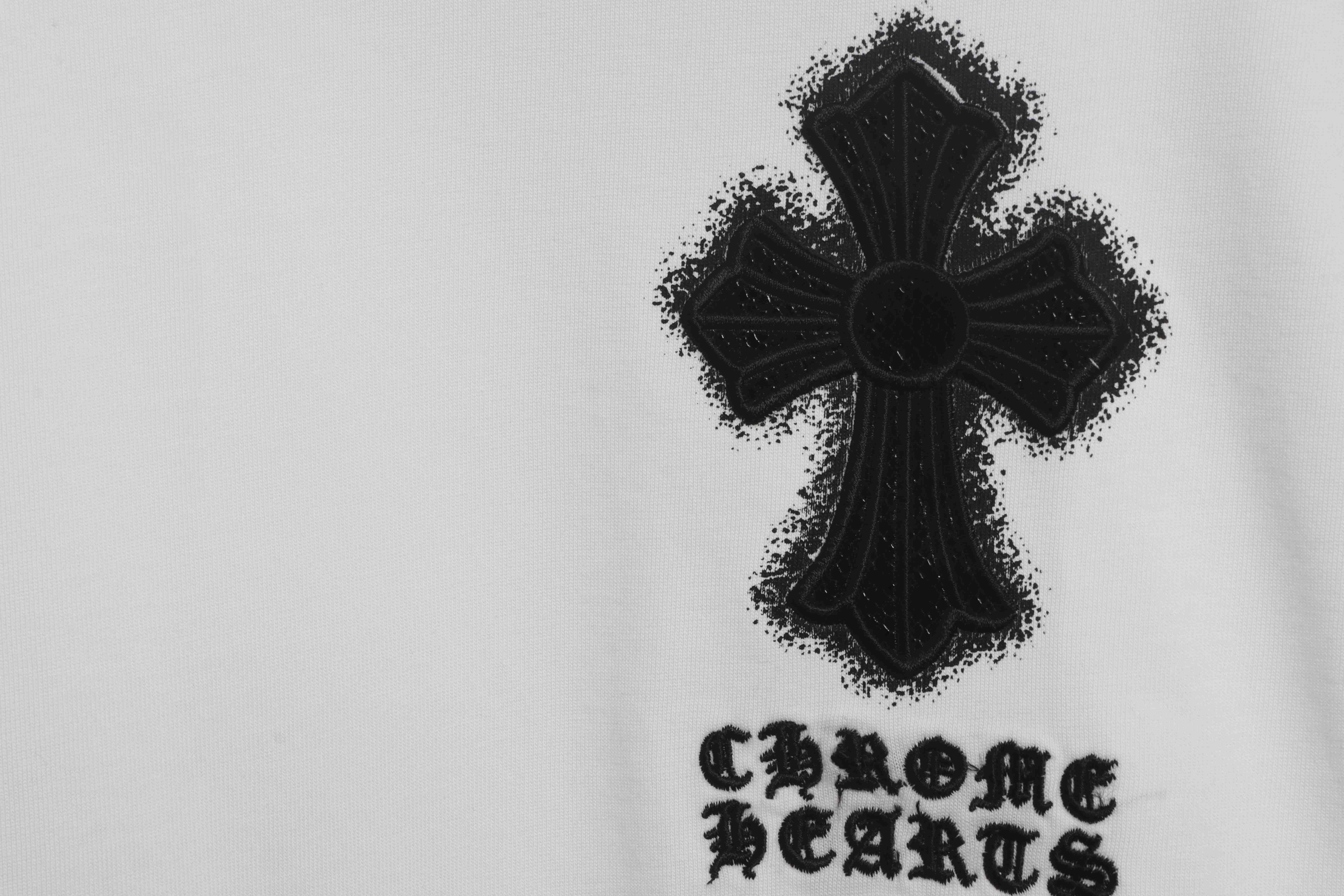 Chrome Hearts Heavy Industries Cross Sanskrit T-shirt White