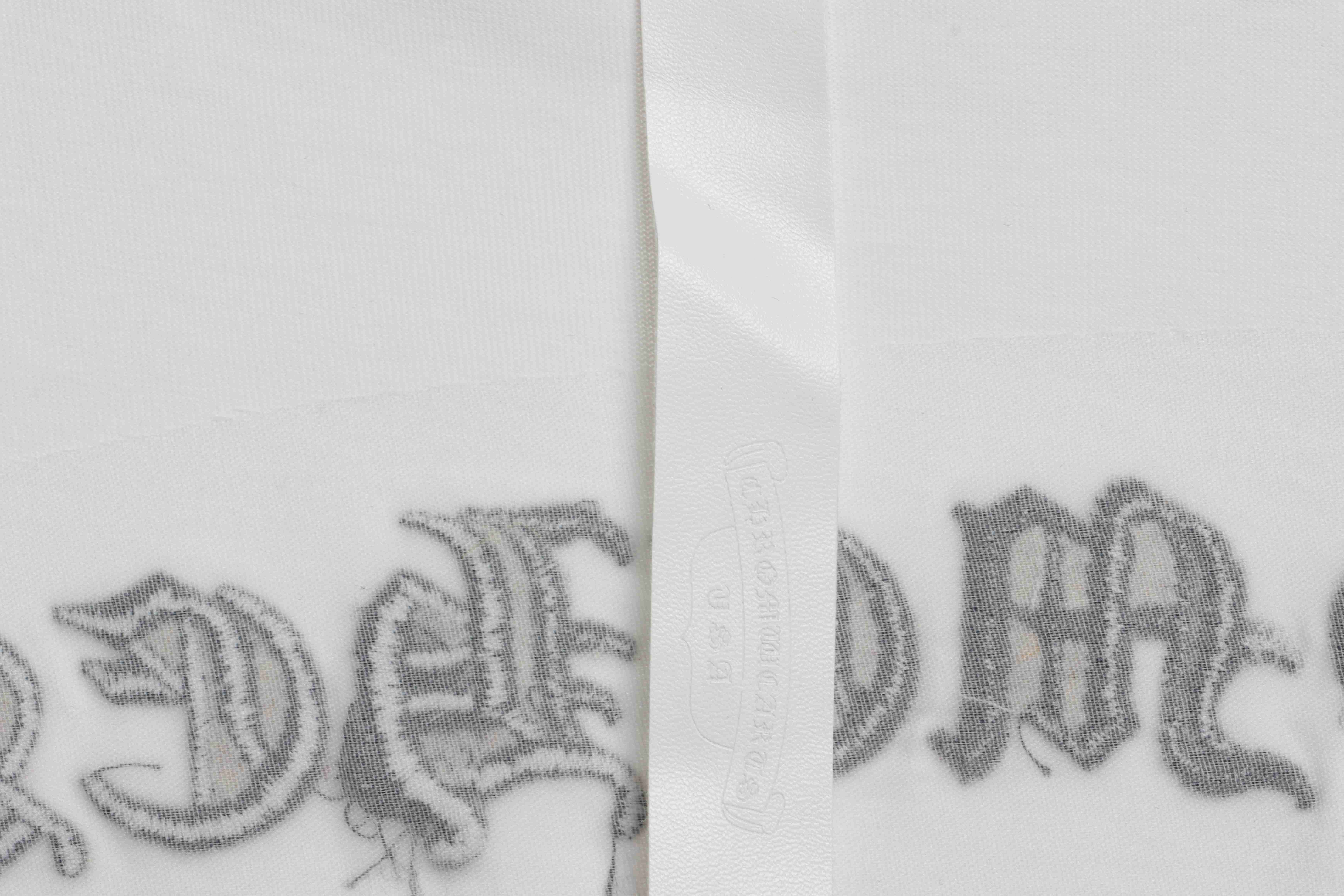 Chrome Hearts Heavy Industries Cross Sanskrit T-shirt White