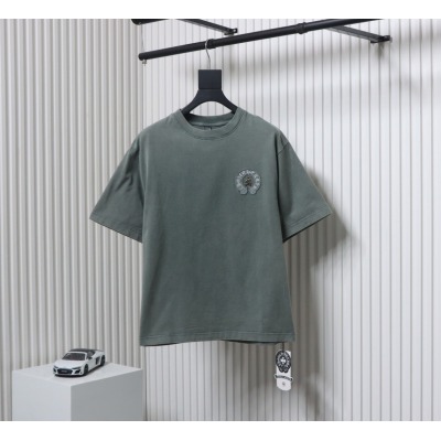 Chrome Hearts Horseshoe Logo T-shirt Grey Green 02