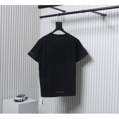 Chrome Hearts Neckline Sanskrit Print T-shirt Black Purple 02