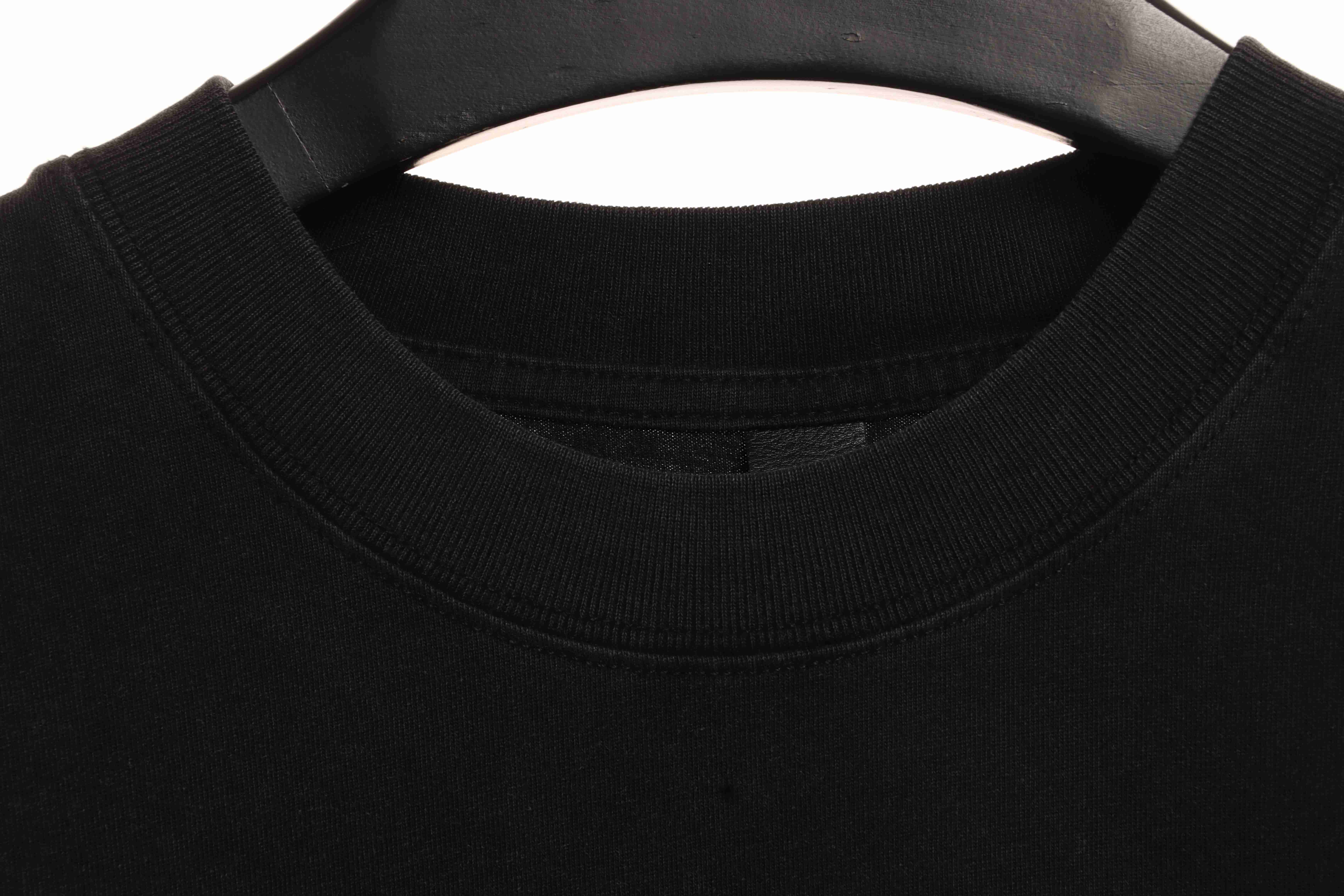 Chrome Hearts Rivet Leather Cross T-shirt Black