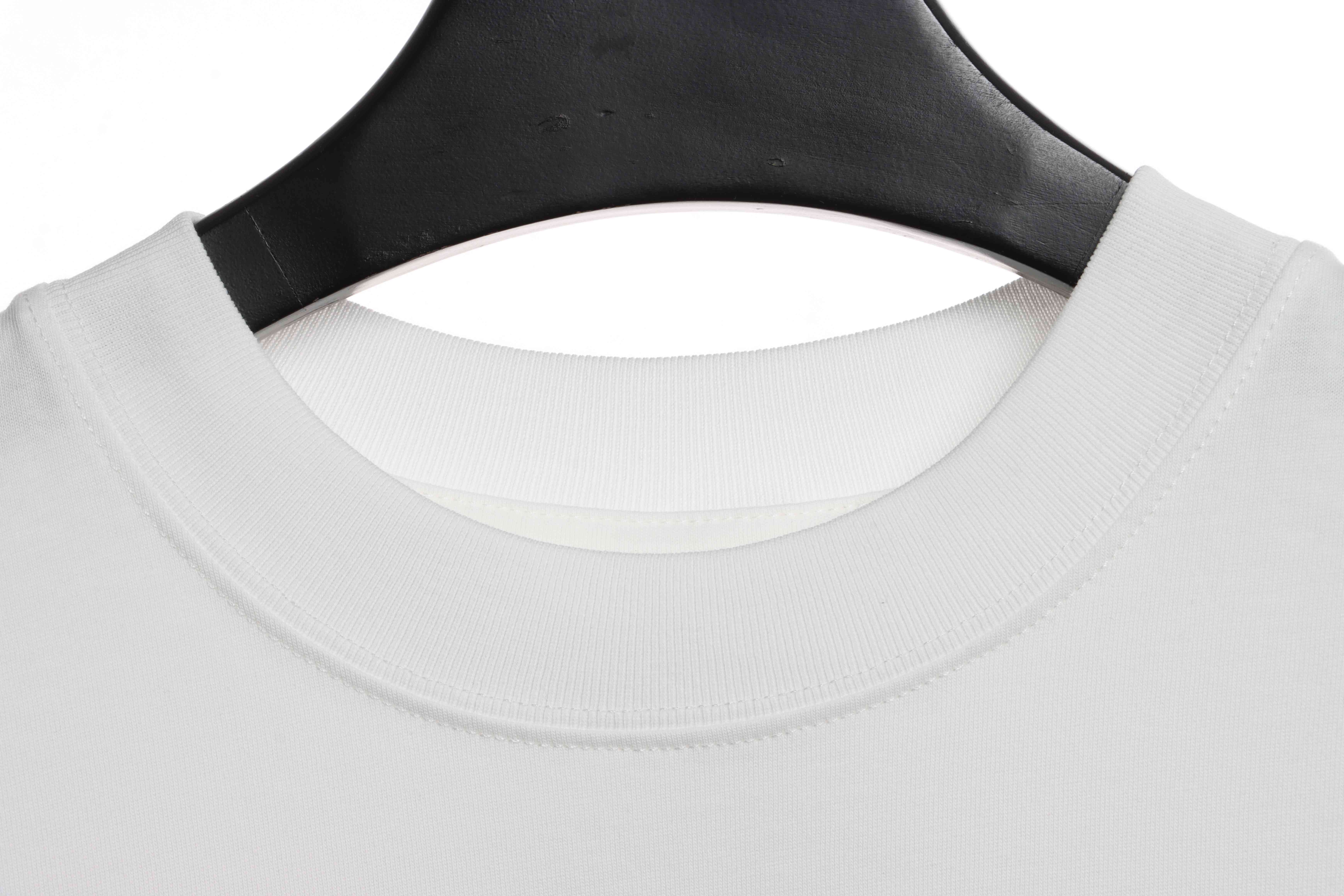 Chrome Hearts Rivet Leather Cross T-shirt White