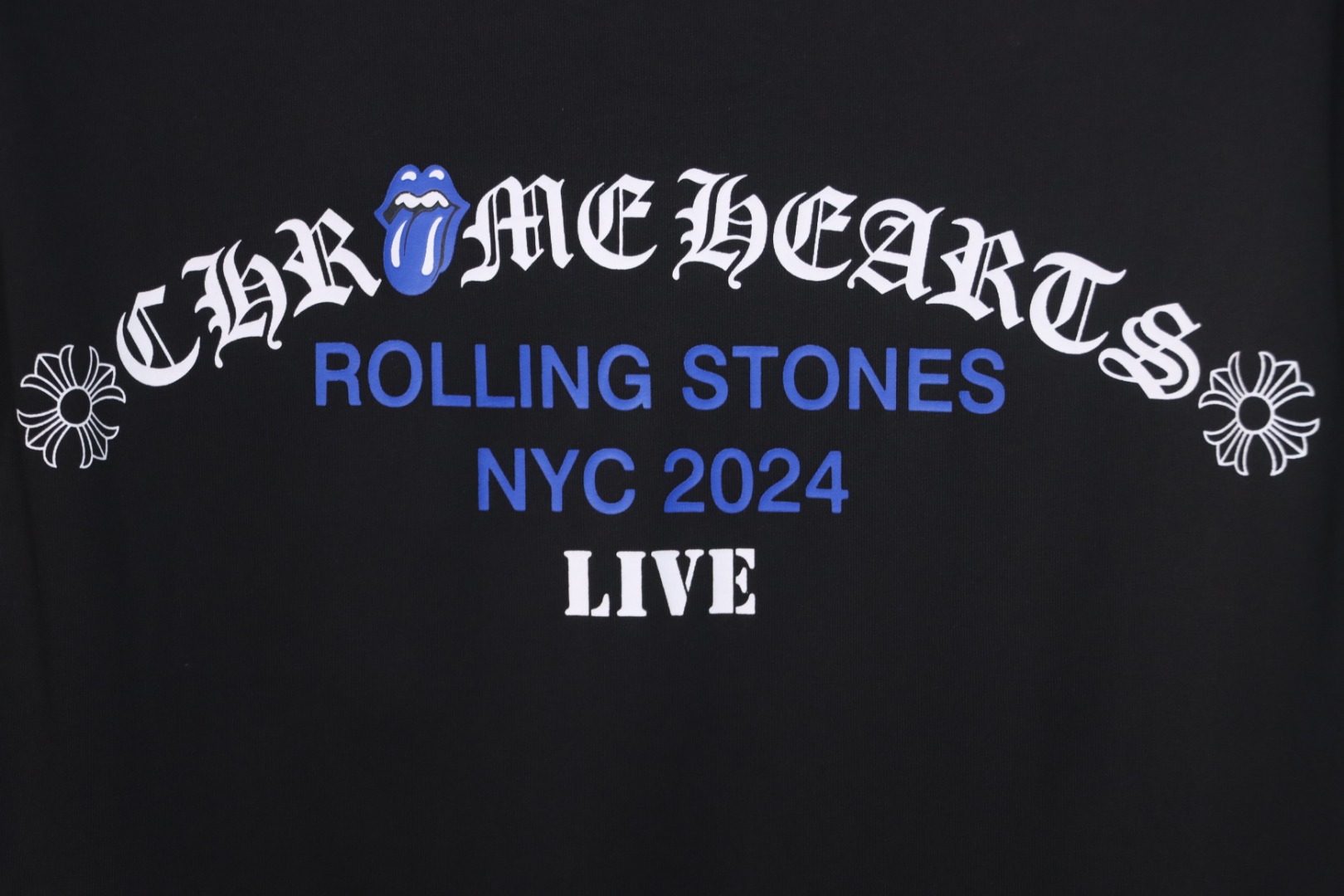 Chrome Hearts Rolling Stones Joint T-Shirt Black