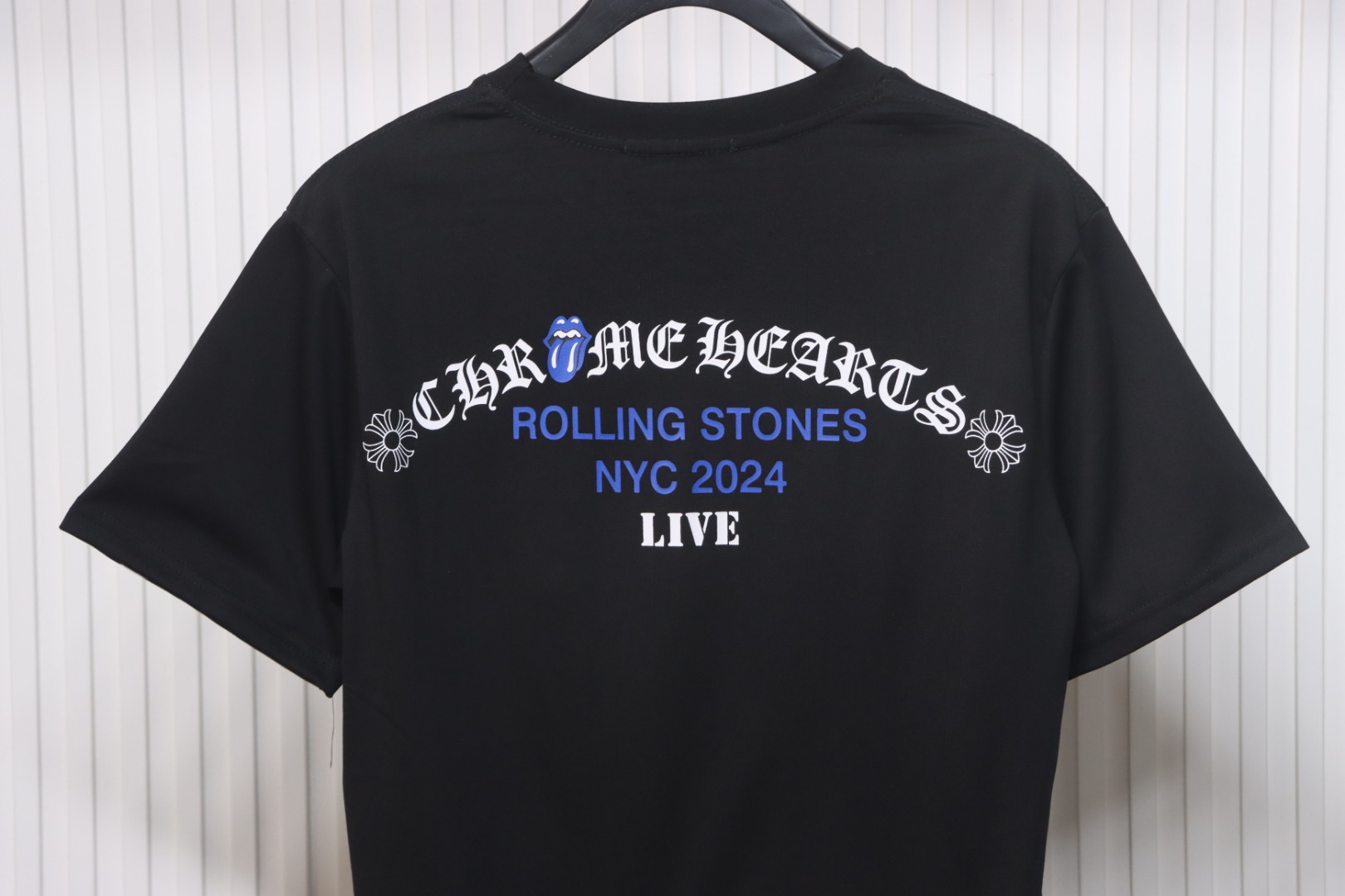 Chrome Hearts Rolling Stones Joint T-Shirt Black