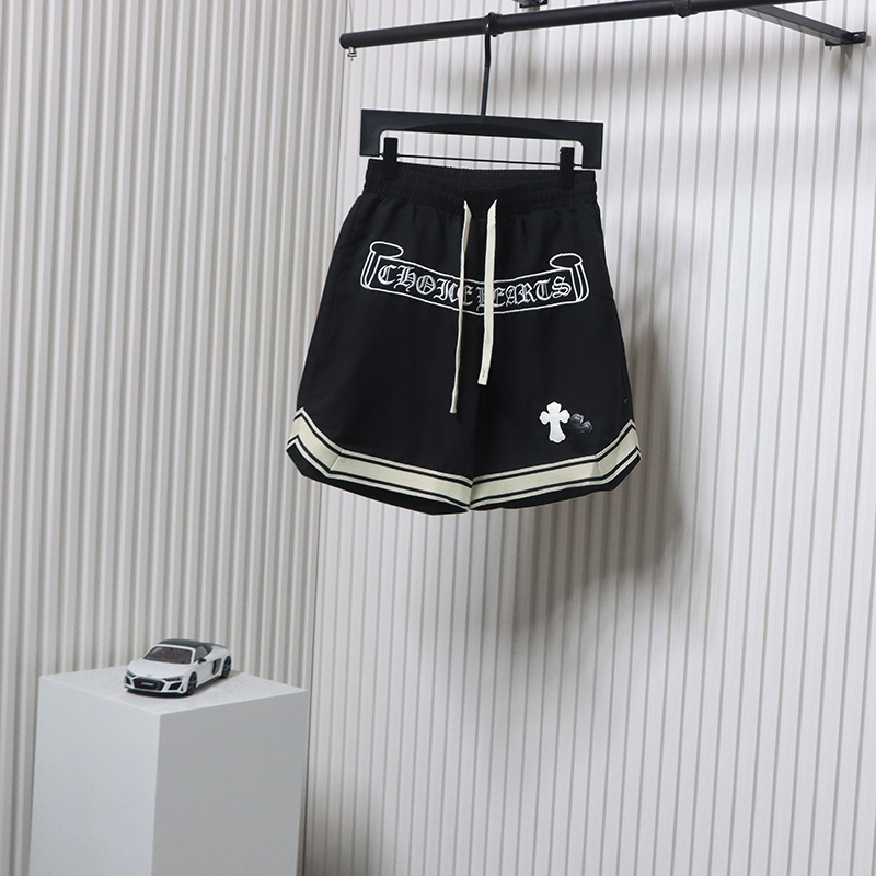 Chrome Hearts Sanskrit Embroidered Woven Shorts Black