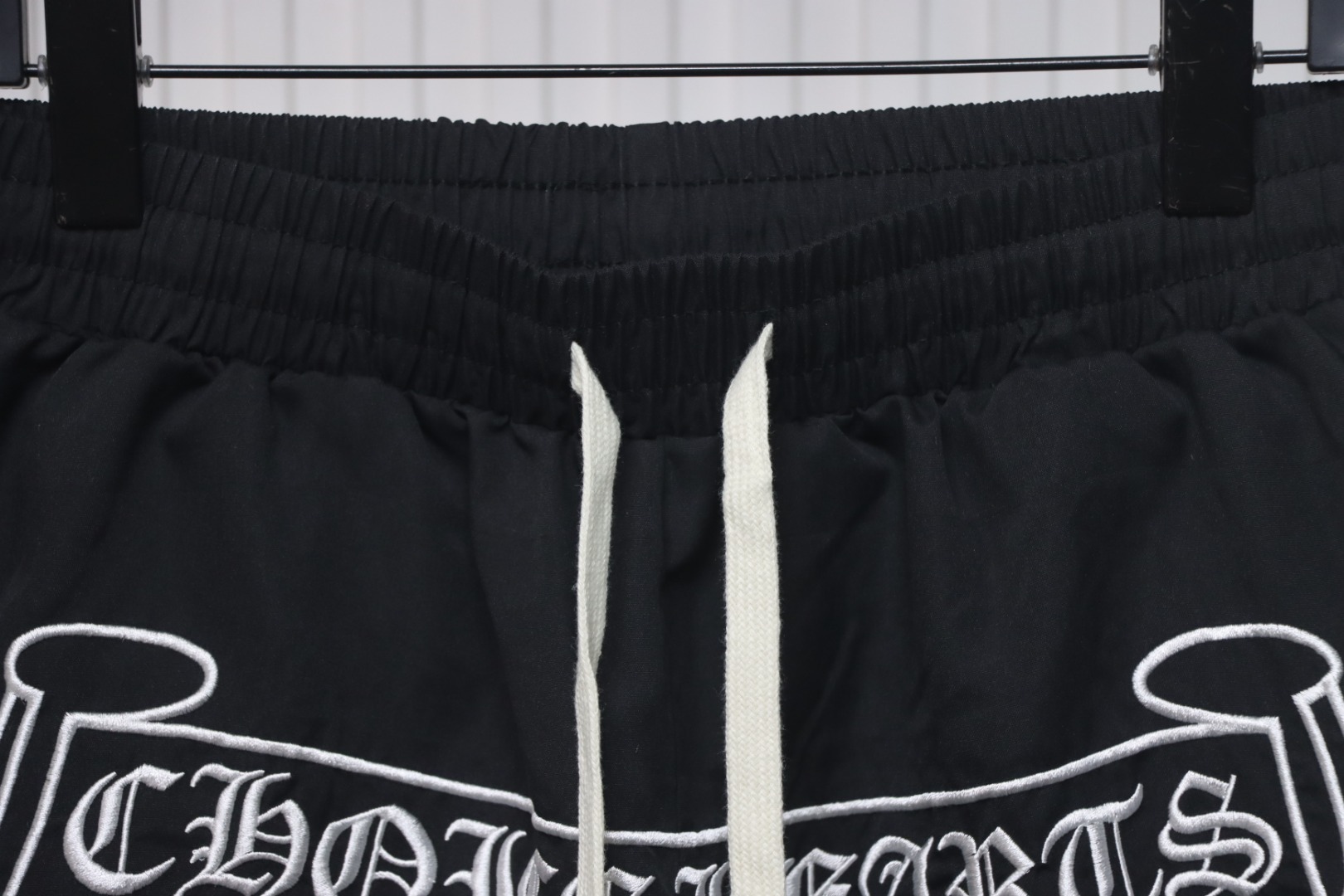 Chrome Hearts Sanskrit Embroidered Woven Shorts Black
