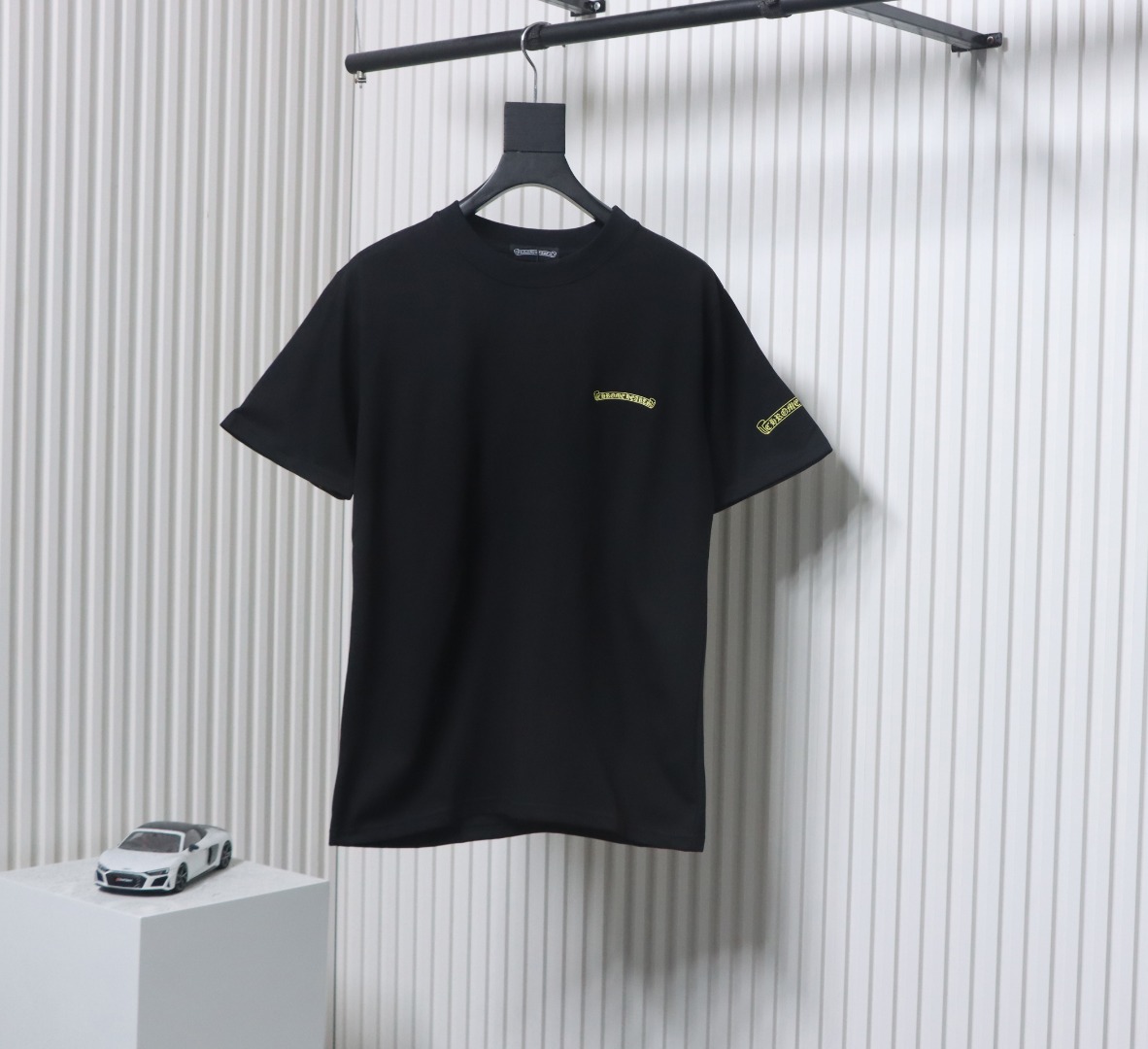 Chrome Hearts Simple Style Letter T-shirt Black