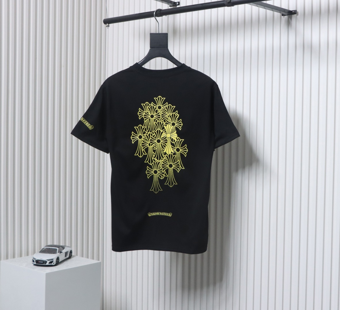 Chrome Hearts Simple Style Letter T-shirt Black