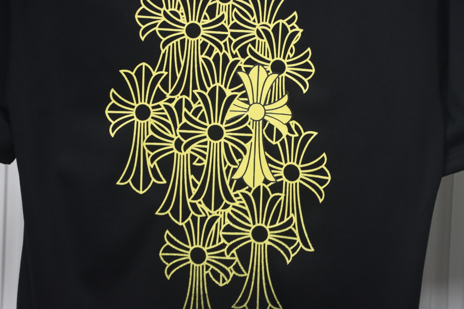 Chrome Hearts Simple Style Letter T-shirt Black