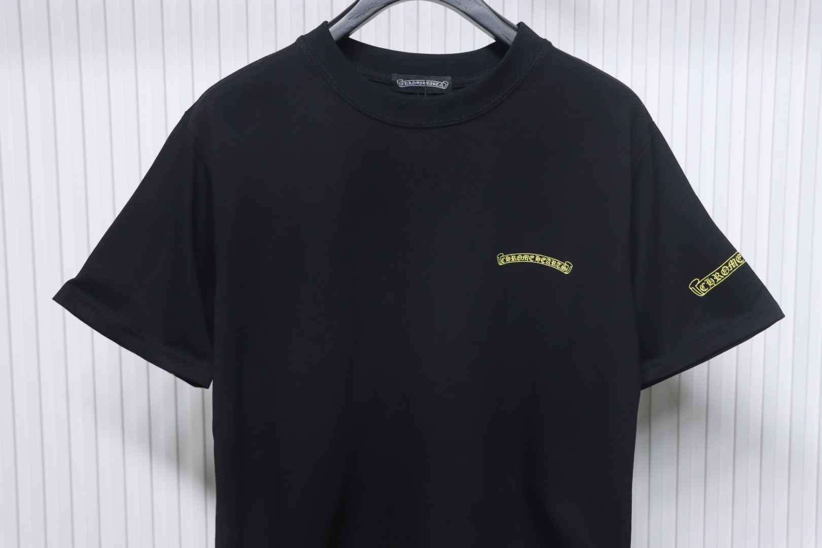 Chrome Hearts Simple Style Letter T-shirt Black