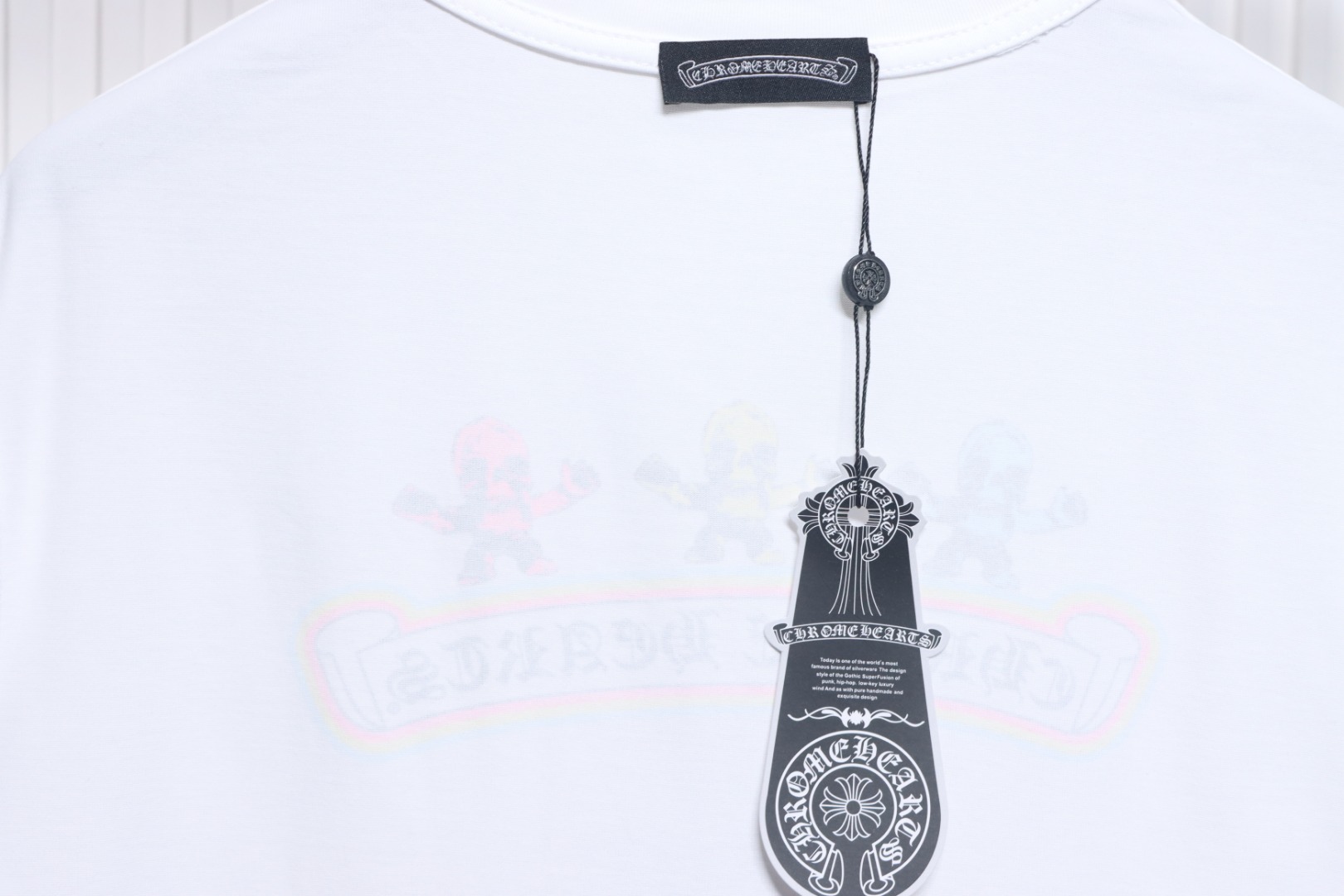 Chrome Hearts Skull Graffiti Crew Neck T-Shirt White