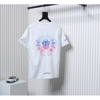 Chrome Hearts White Colorful Sanskrit Sword T-shirt White 02