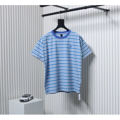 Chrome Hearts 24ss Full Print Cross Dye T-shirt Blue 01