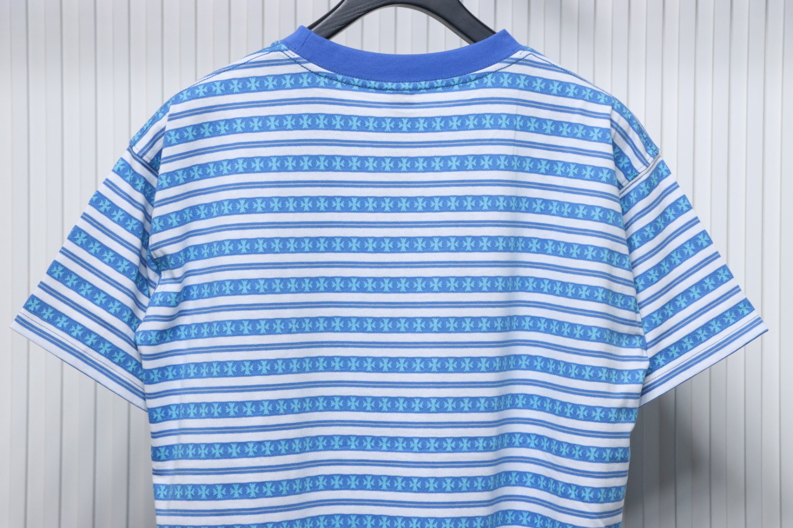 Chrome Hearts 24ss Full Print Cross Dye T-shirt Blue