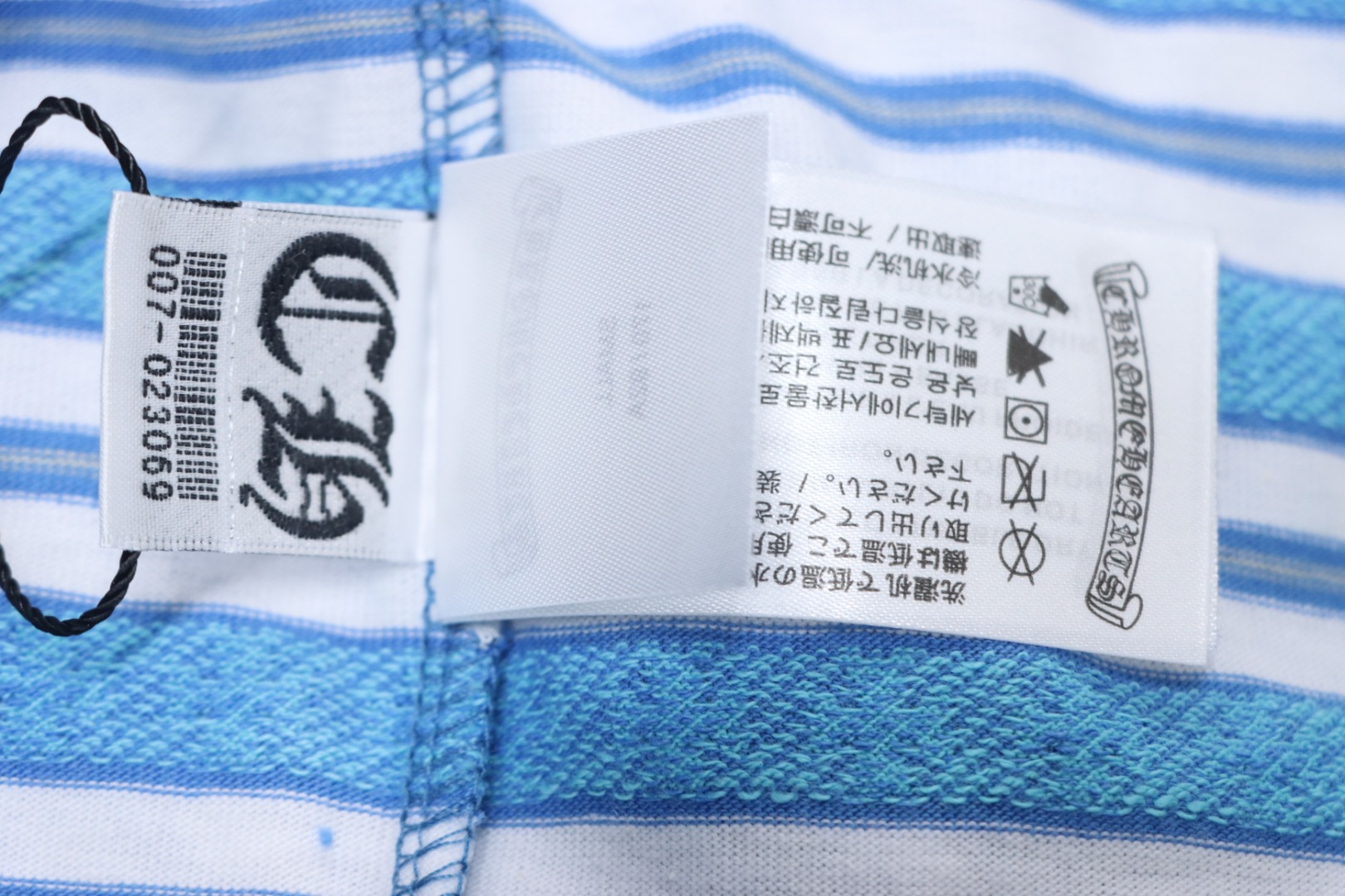 Chrome Hearts 24ss Full Print Cross Dye T-shirt Blue